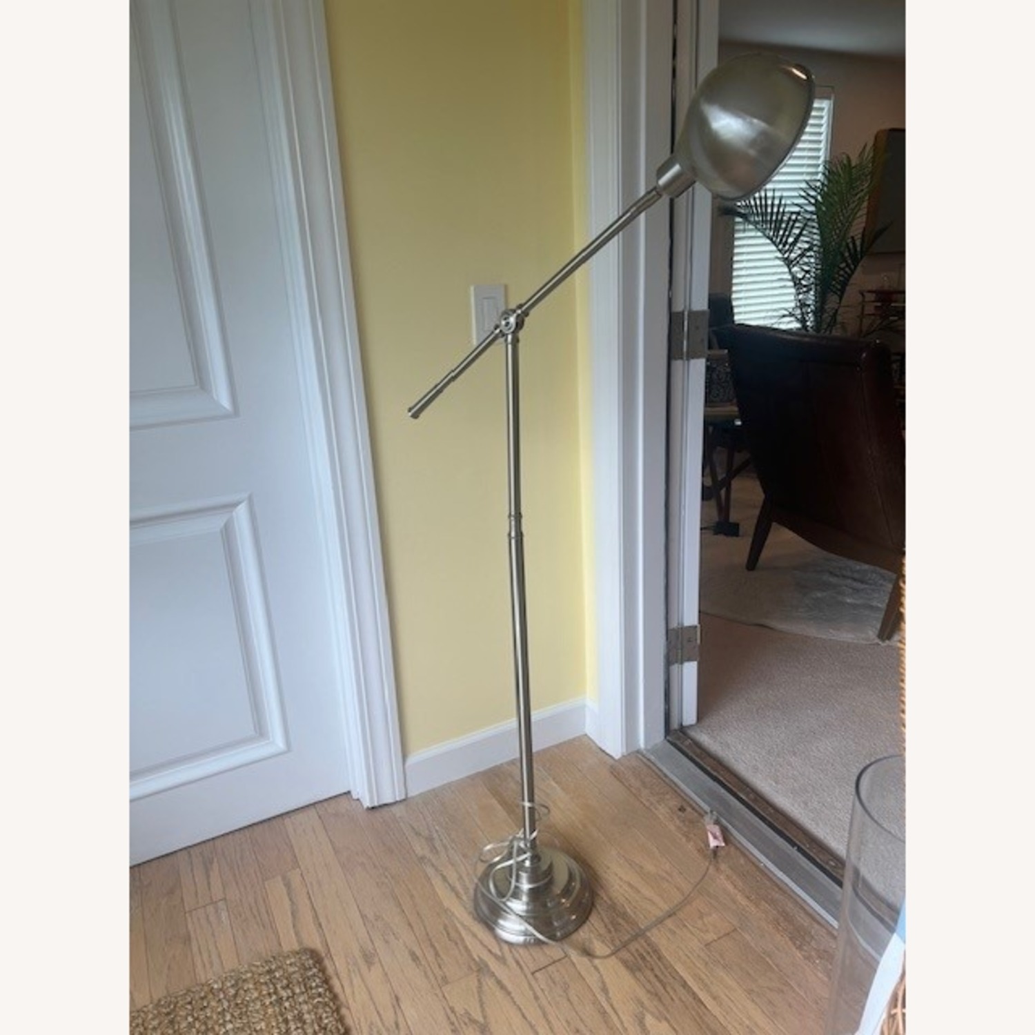 Wayfair Brushed Stainless Adjustable Tilt Floor Lamp - image-2
