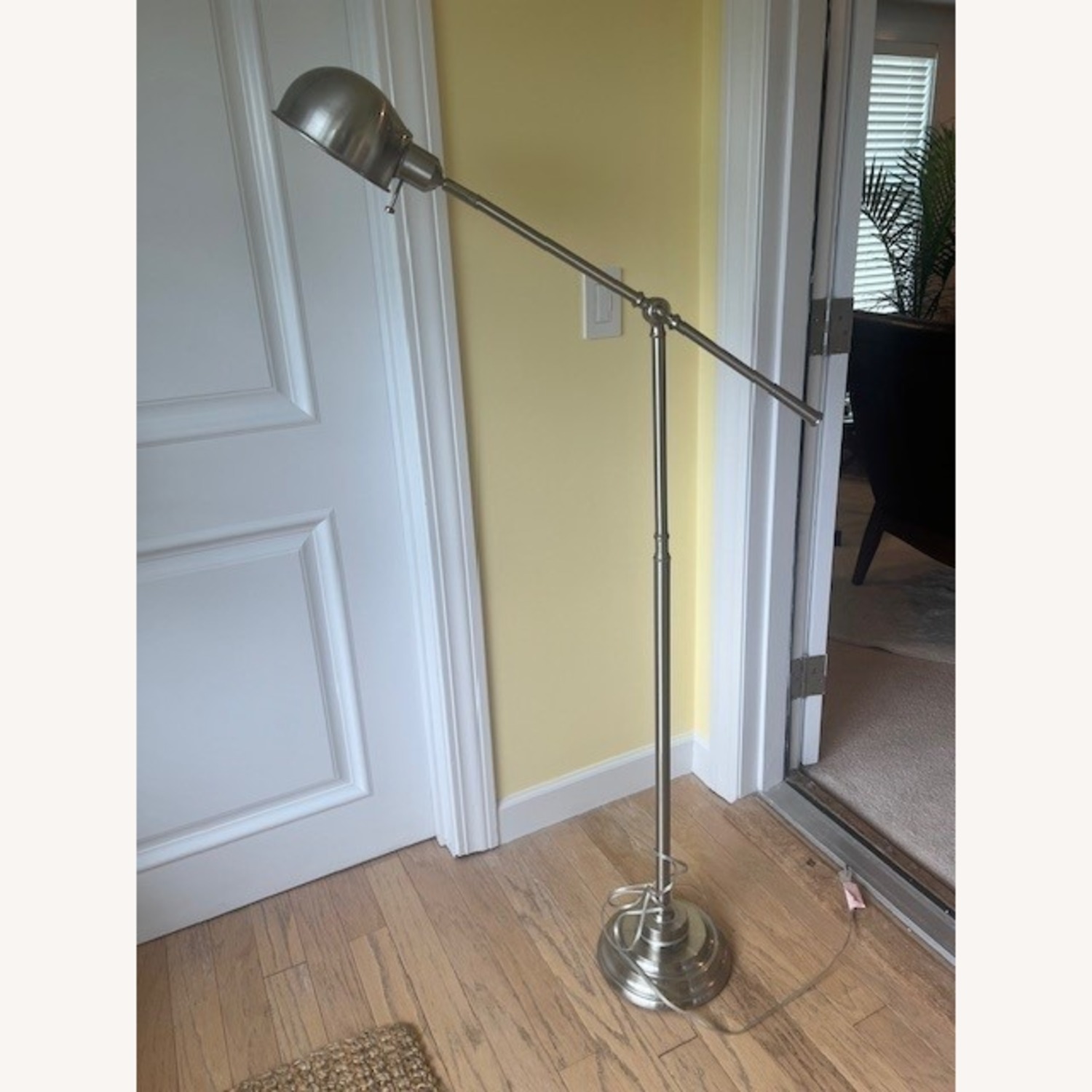 Wayfair Brushed Stainless Adjustable Tilt Floor Lamp - image-4
