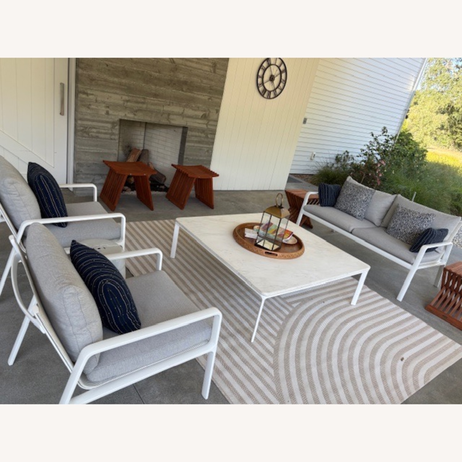 White Jasper Morrison Patio Set for Kettal - image-1