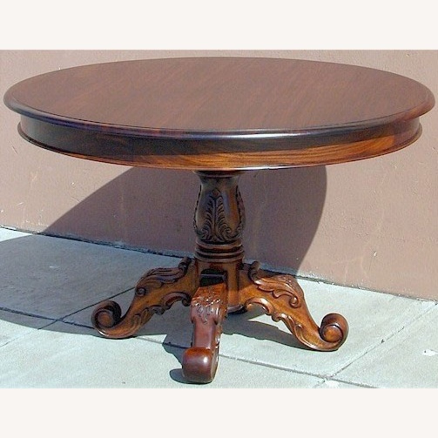 Mahogany Victorian Dining Table - image-4