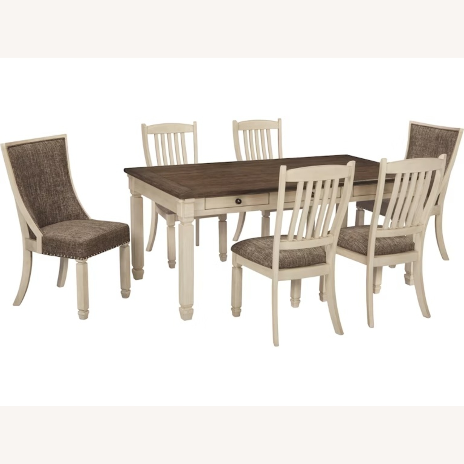 Ashley Furniture Cream 5 Piece Dining Set - image-6