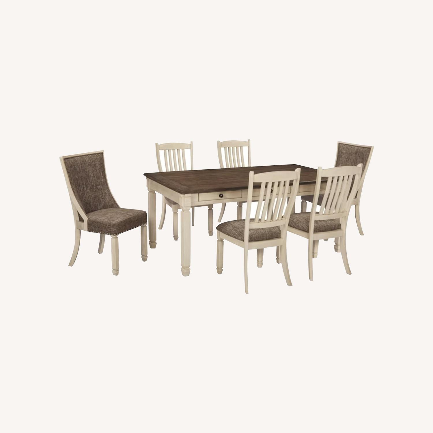 Ashley Furniture Cream 5 Piece Dining Set - image-0