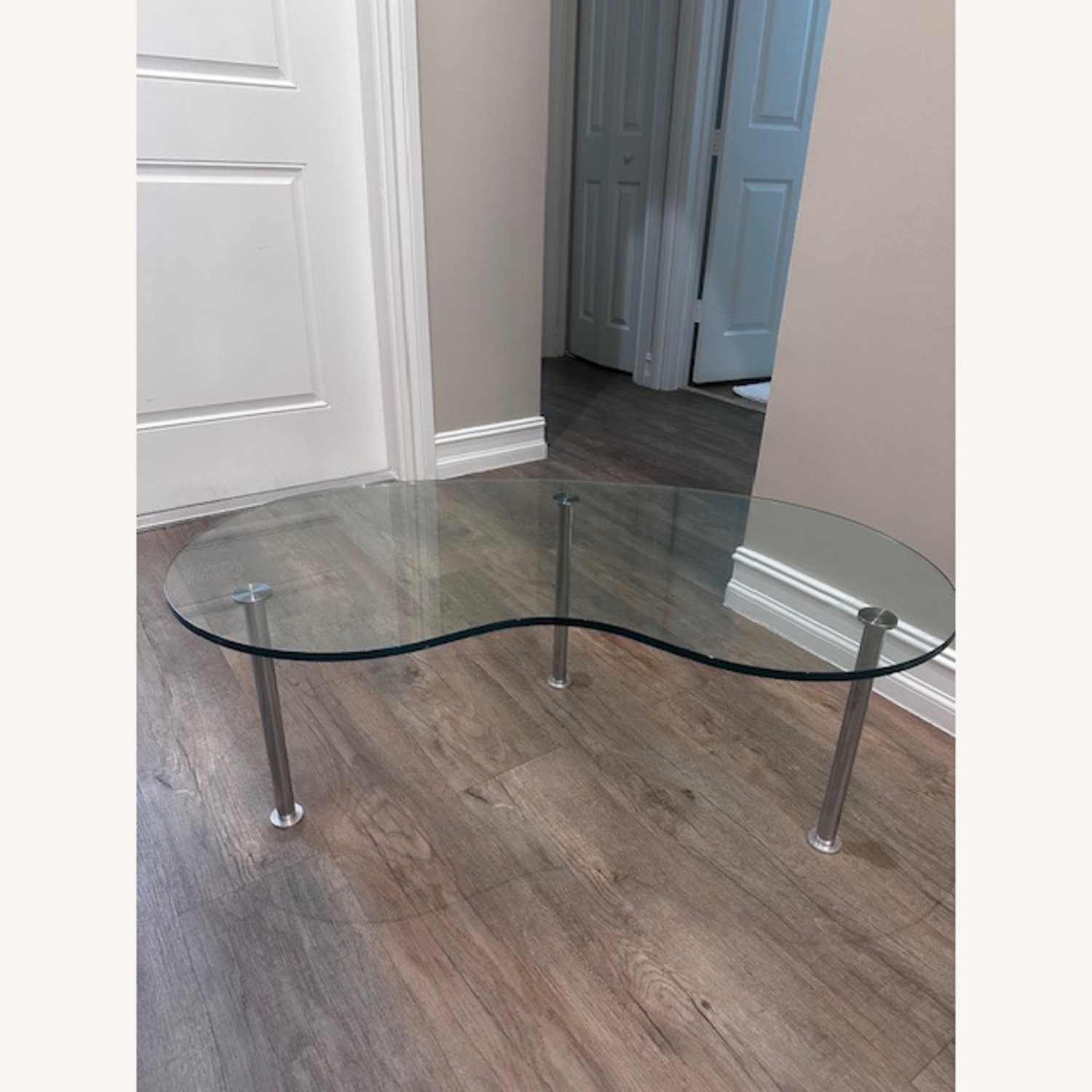 Enzo Mari for Zanotta Glass Coffee Table - image-1