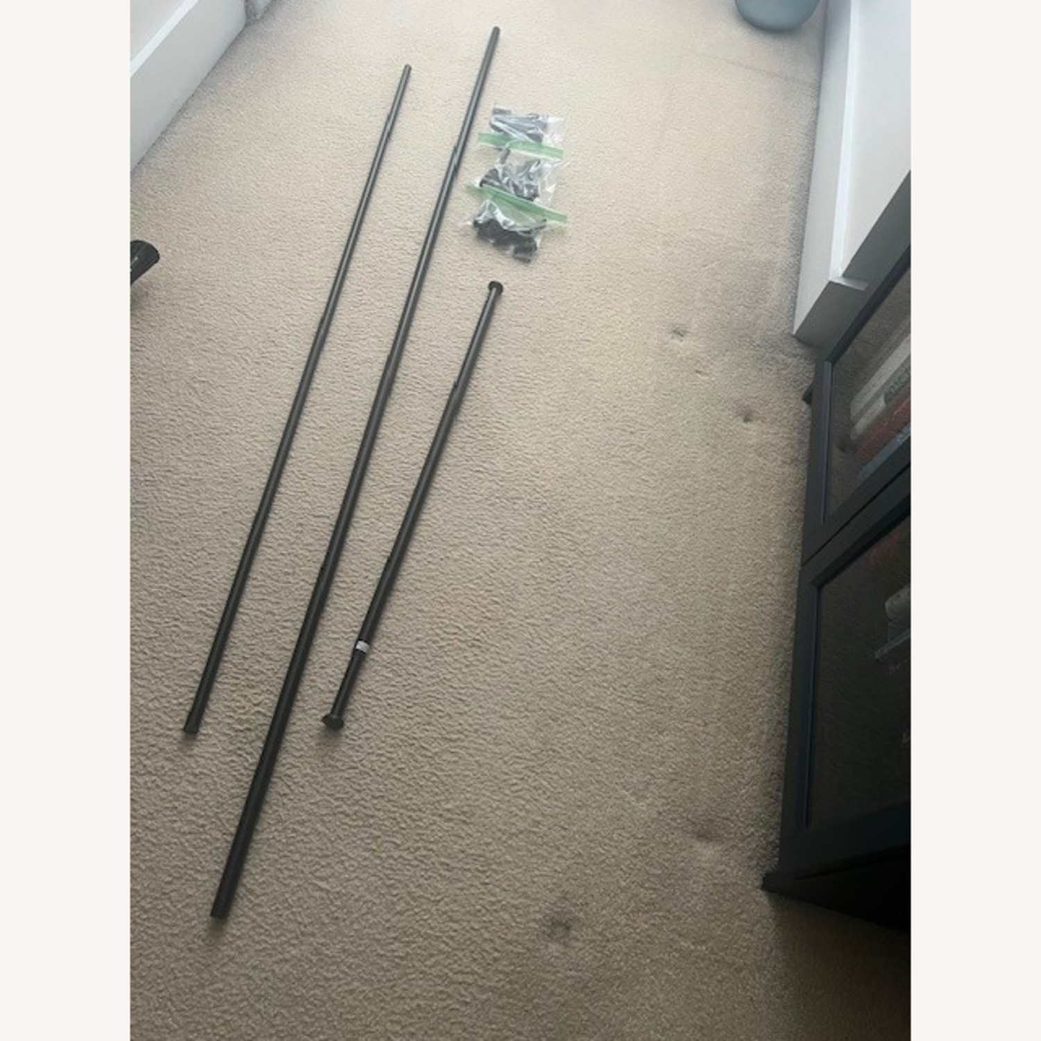 Pottery Barn Bronze Curtain Rods - image-1
