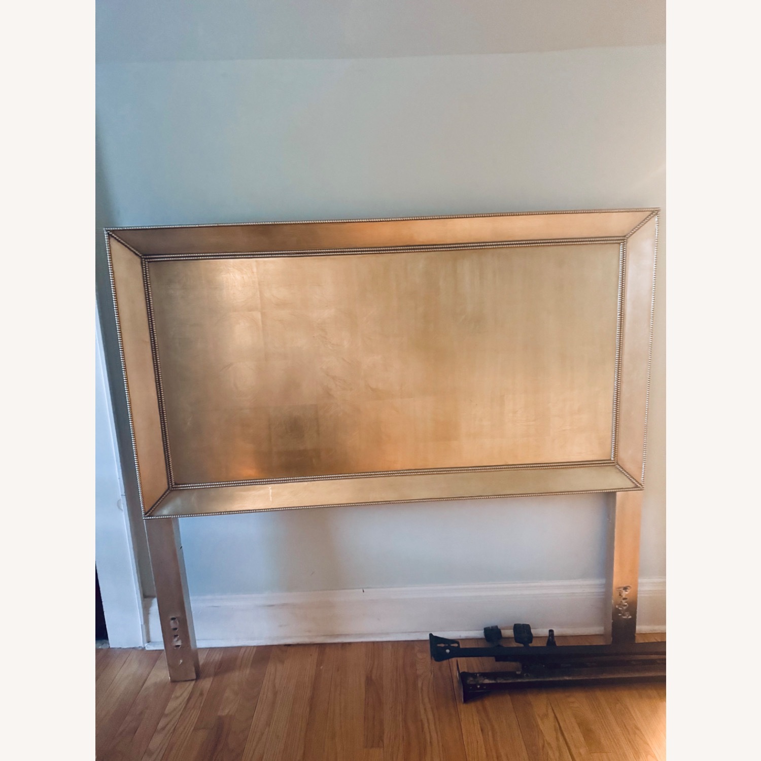 Pier 1 Gold-Finish Queen Headboard - image-2