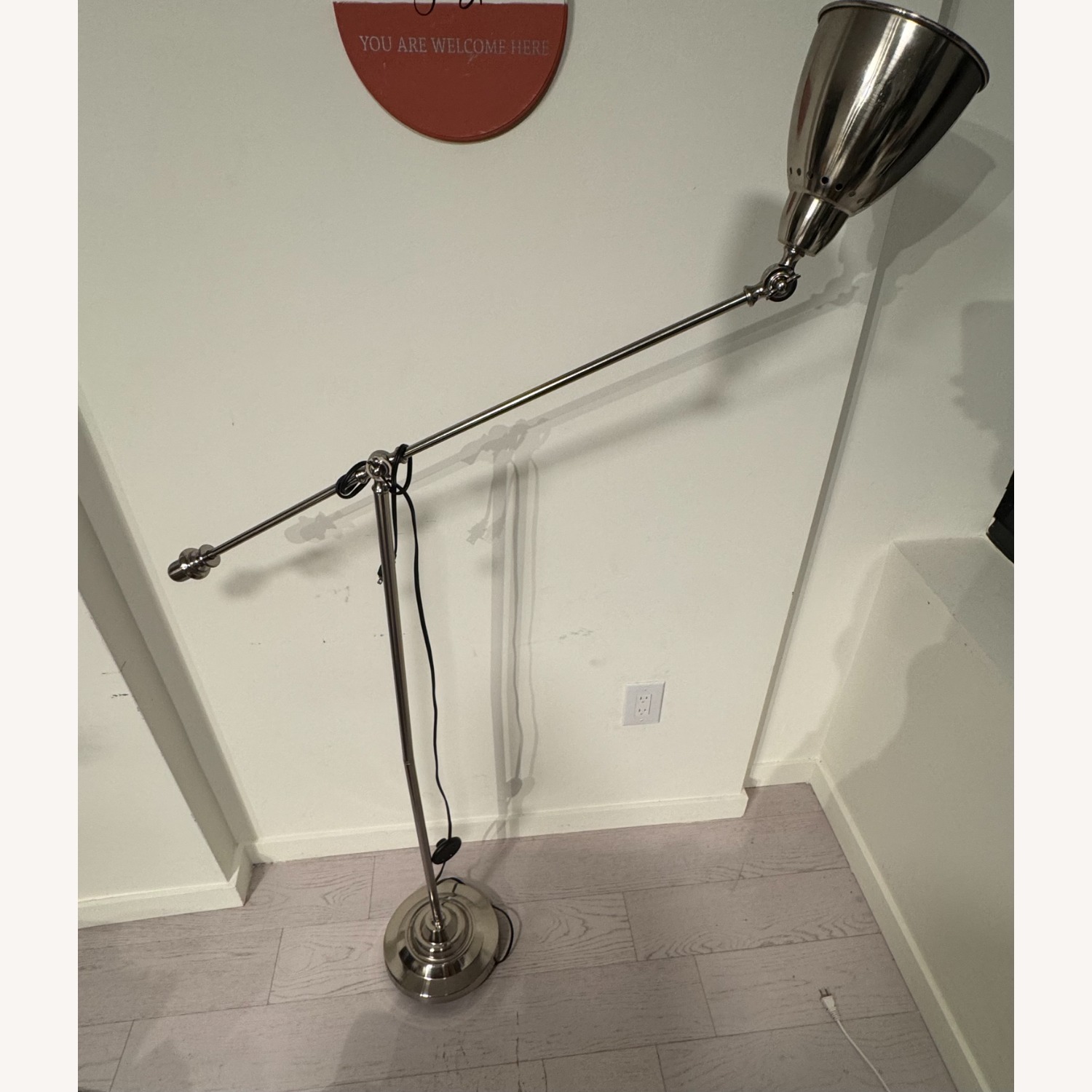 IKEA Barometer Silver Floor Lamp - image-1