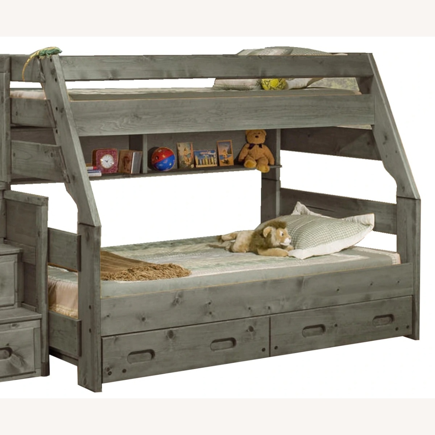 Trendwood Twin Full Bunk Bed & Stairway Chest - image-5
