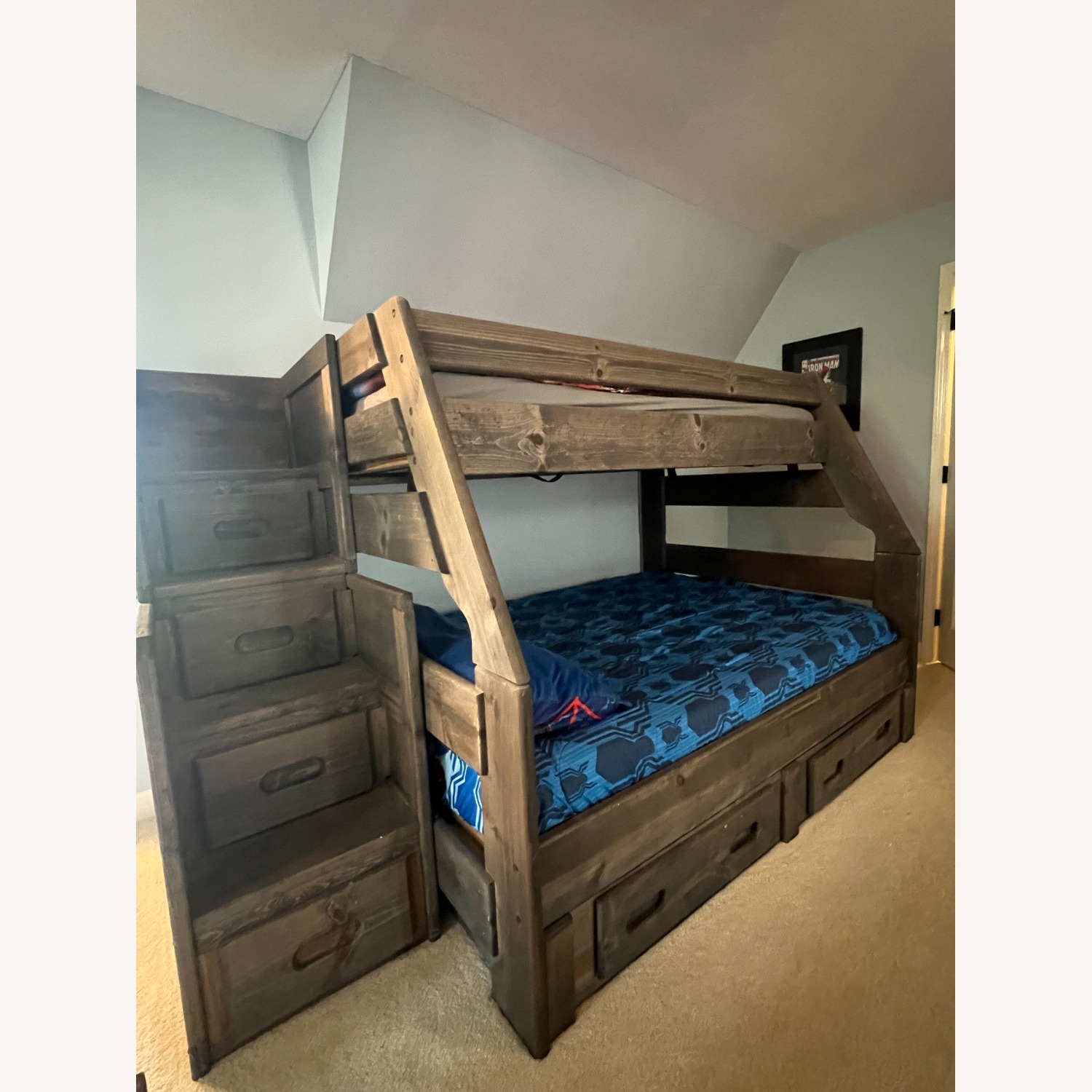 Trendwood Twin Full Bunk Bed & Stairway Chest - image-2