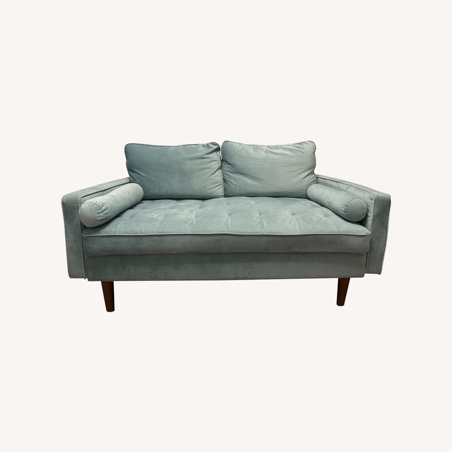 Amazon Velvet Loveseat - image-0