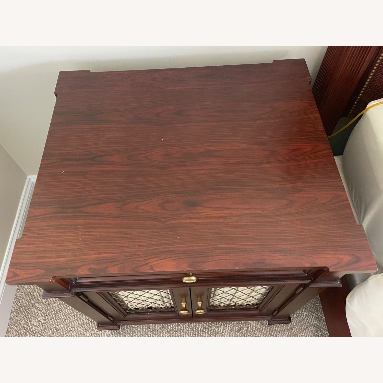 Mahogany Antique Style Nightstands - image-4