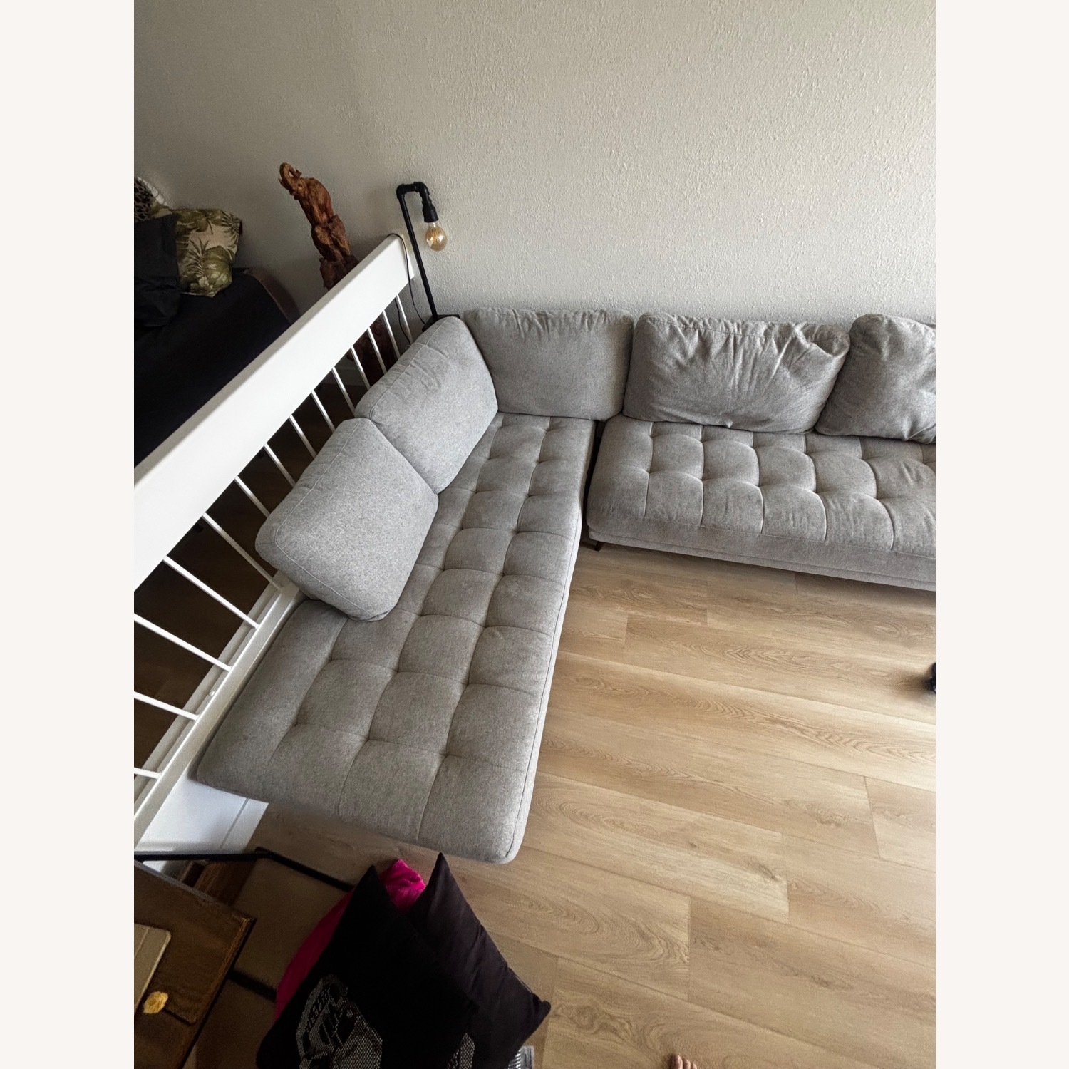 Living Spaces Sectional  - image-8