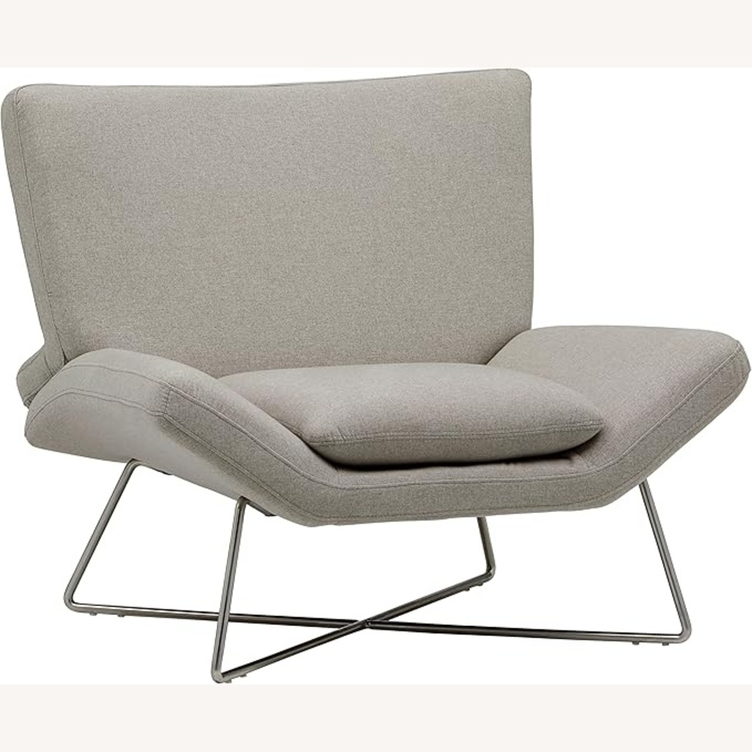 Amazon Rivet Mid Century Inspired Accent Chair in Grey - image-7