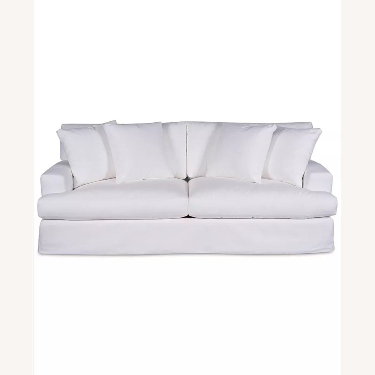 Macy's Brenalee 93 inch White Sofa  - image-4