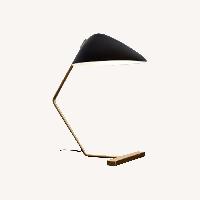 West Elm Canteliver Black Table Lamp