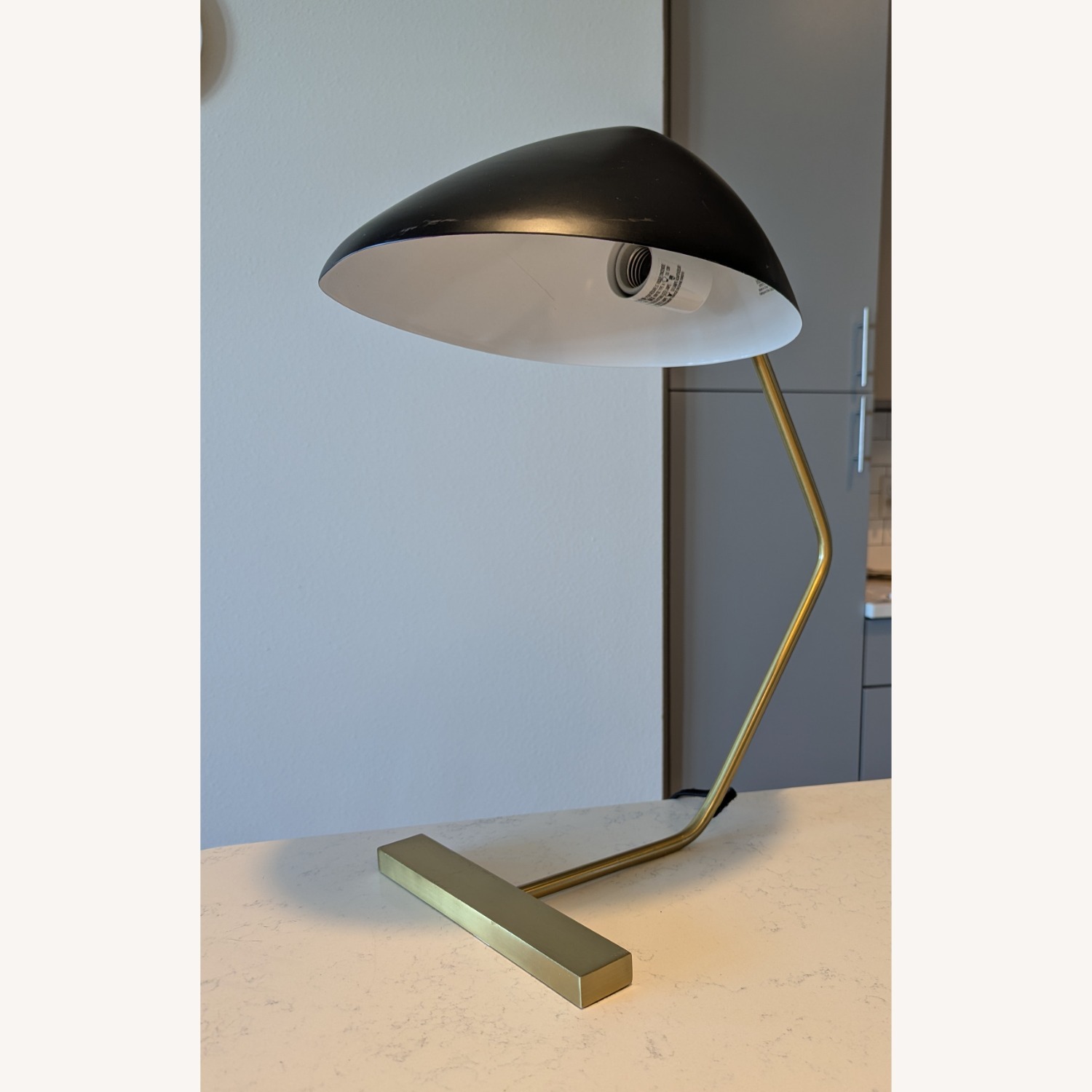 West Elm Canteliver Black Table Lamp - image-2