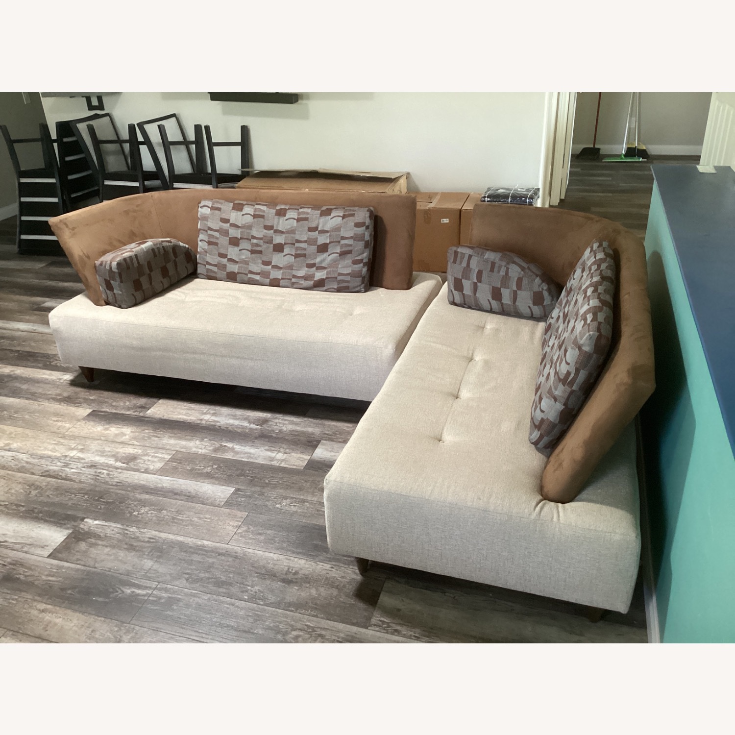 Natural Color Sectional Sofas - image-2