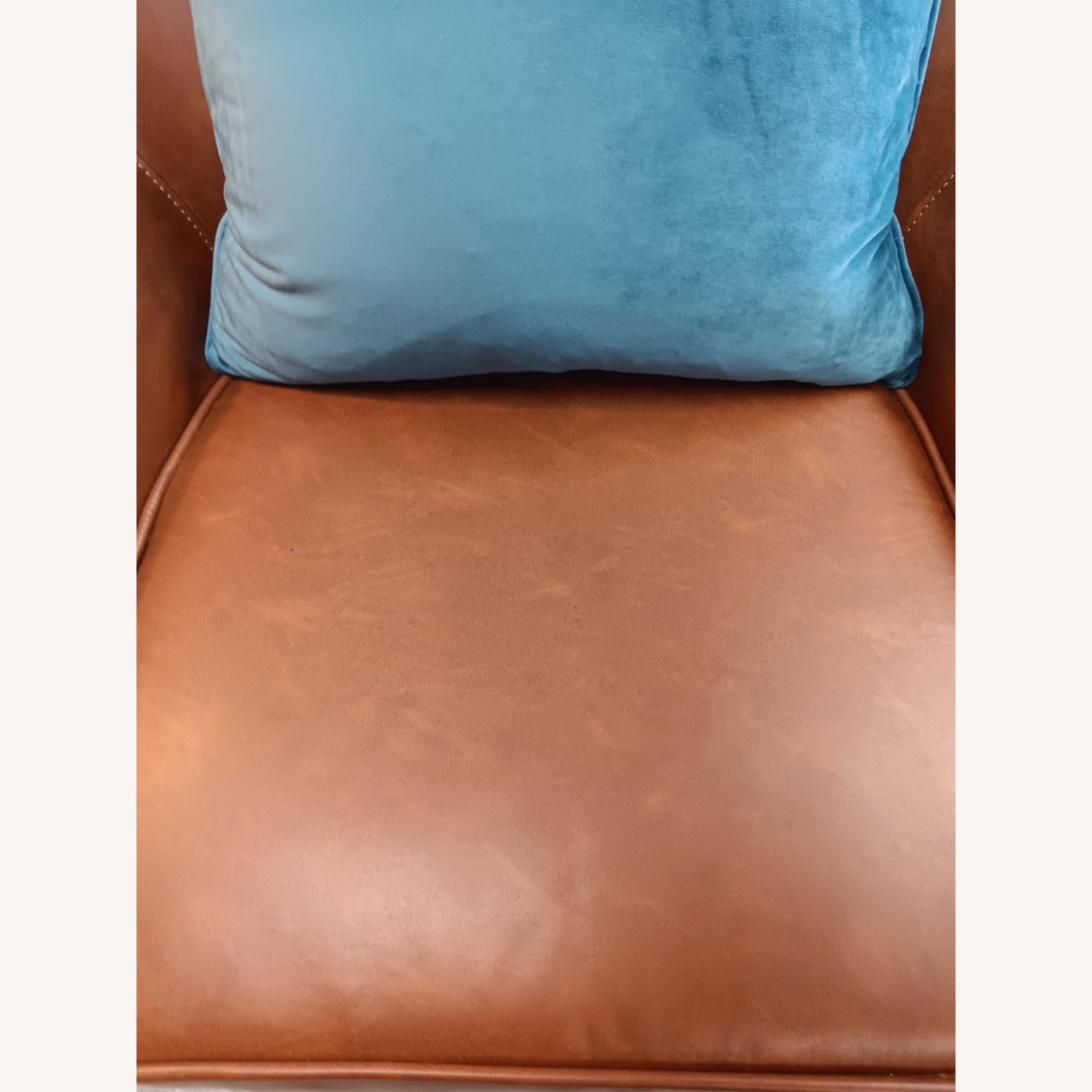 Leather Swivel Accent Chairs - image-2