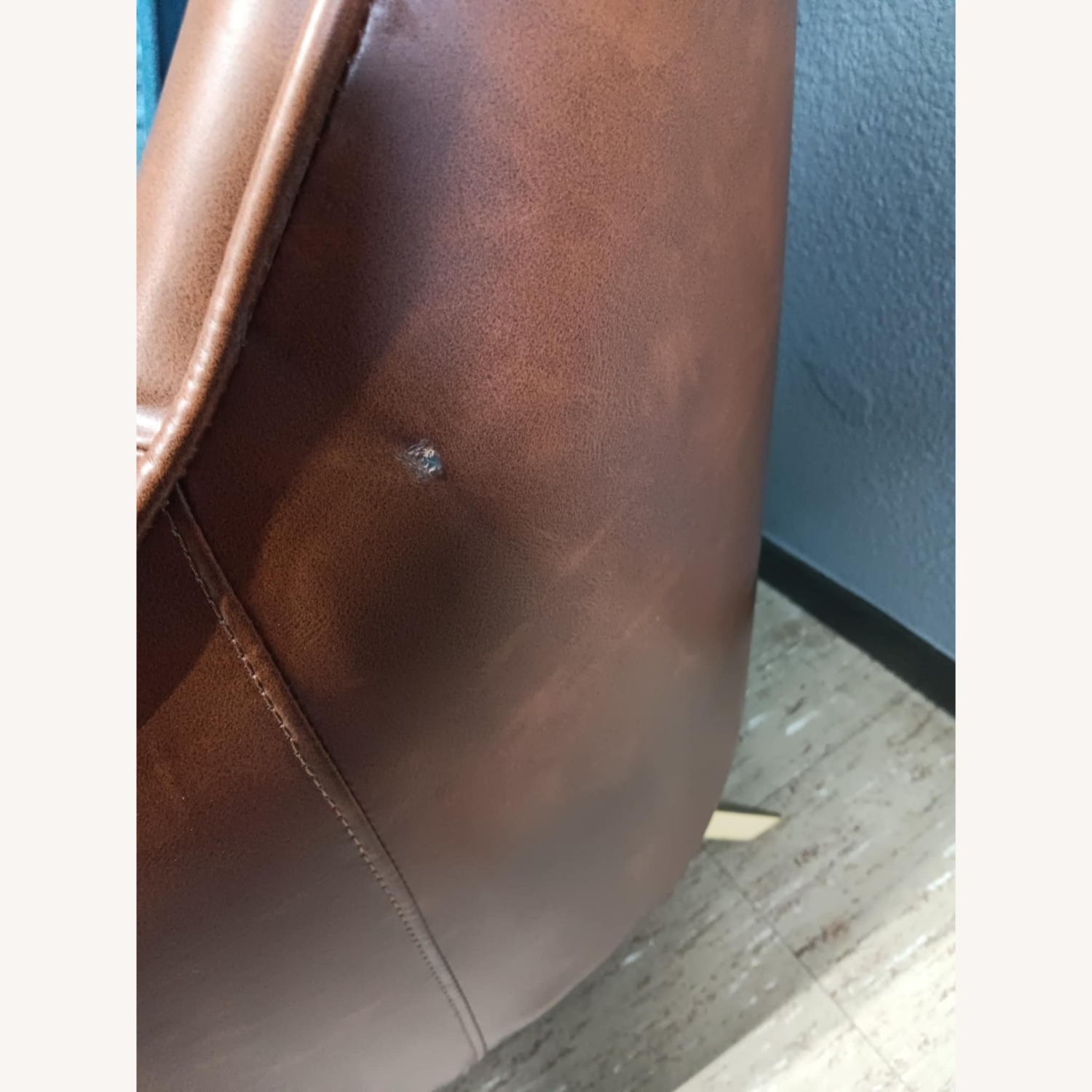 Leather Swivel Accent Chairs - image-3