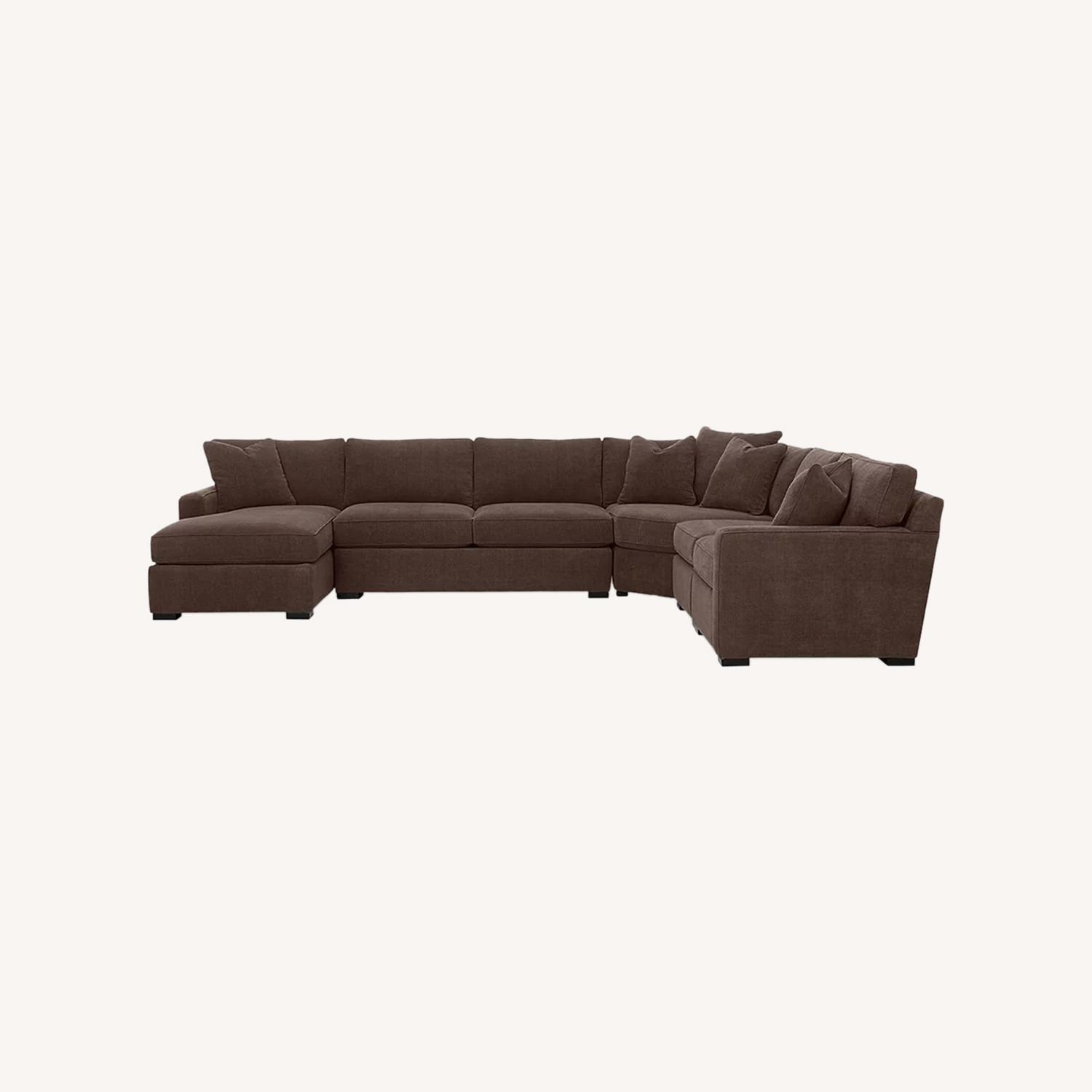 Macy's Radley 7-Piece Fabric Chaise Sectional Sofa - image-0