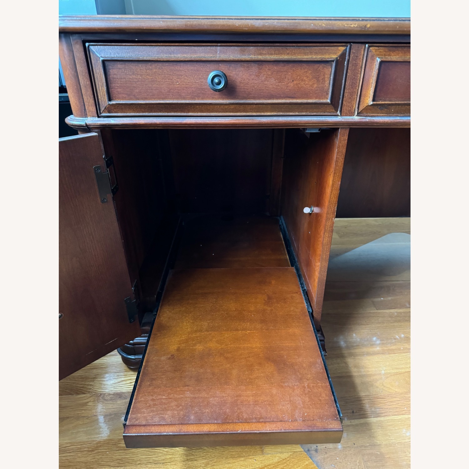 Riverside L Shaped Wooden Desk - image-10