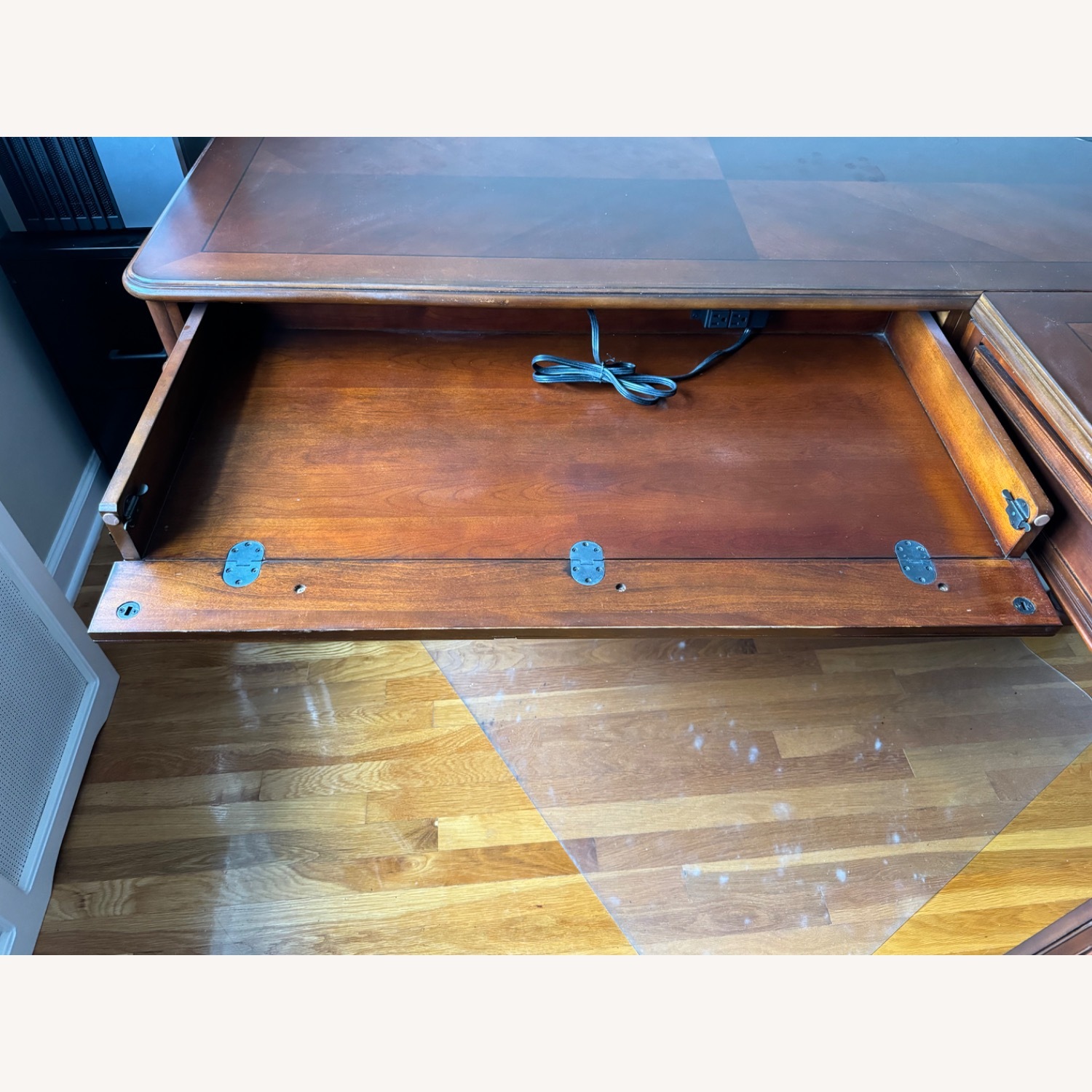 Riverside L Shaped Wooden Desk - image-4