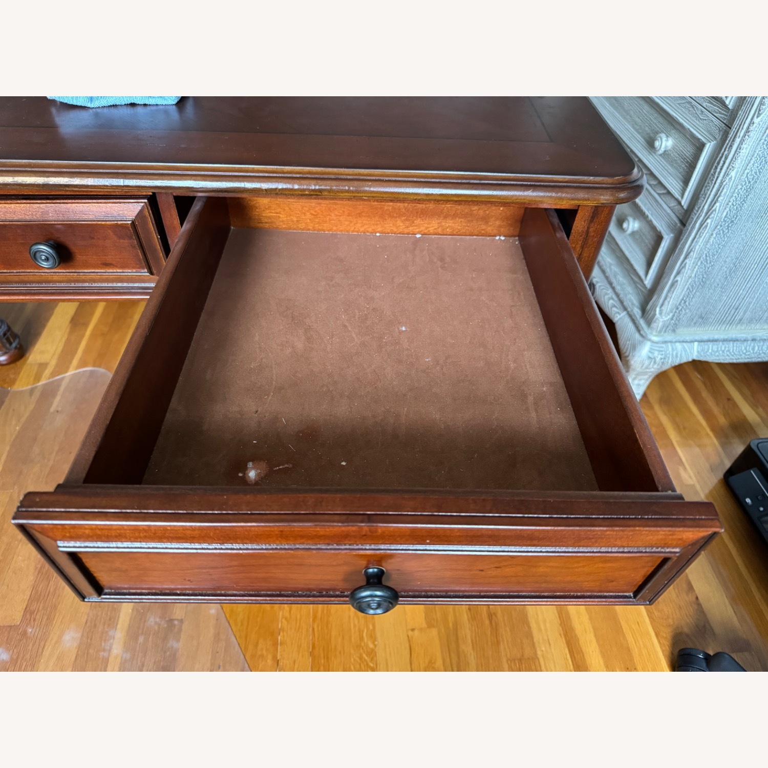 Riverside L Shaped Wooden Desk - image-6