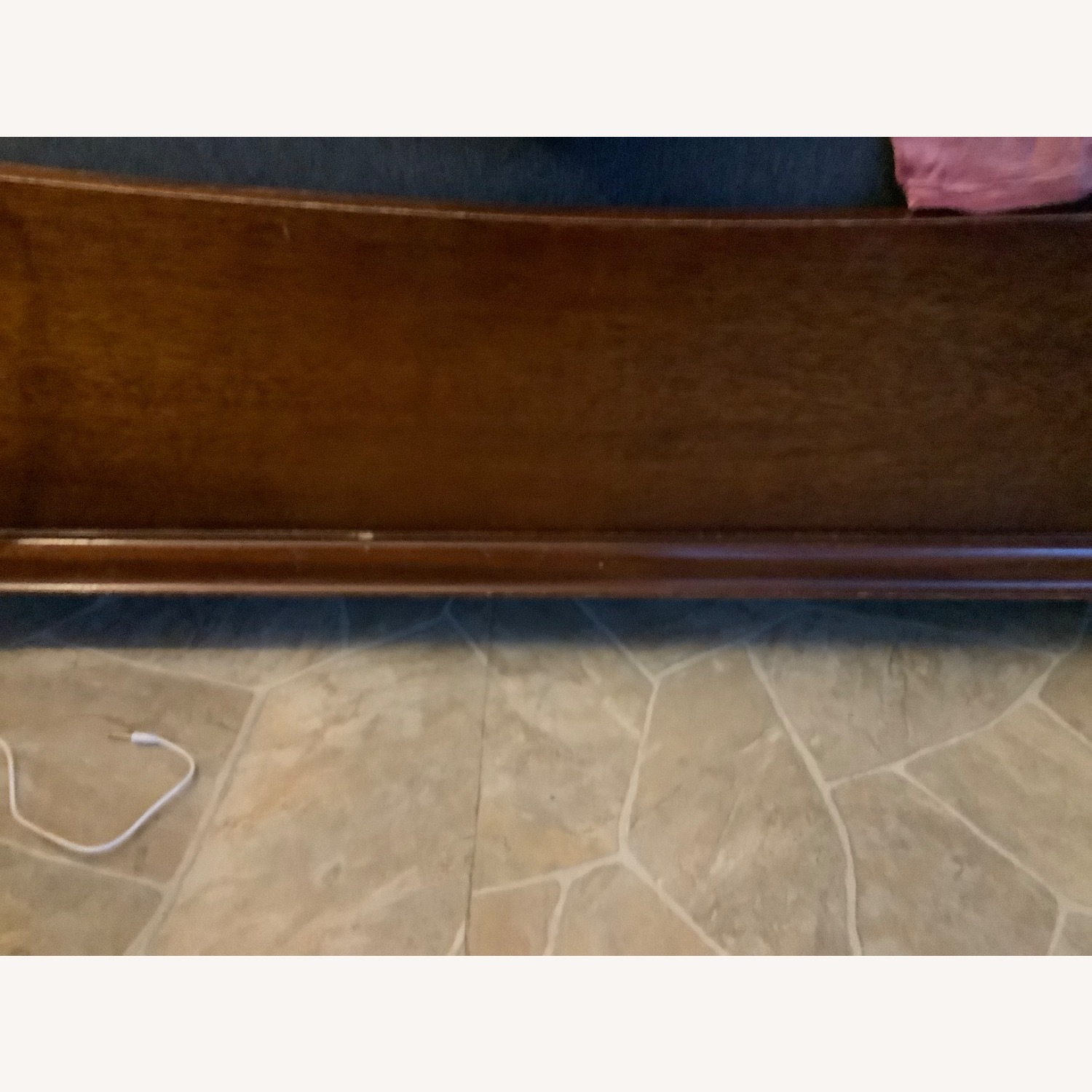 Mahogany California King Sleigh Bed Frame Only - image-5
