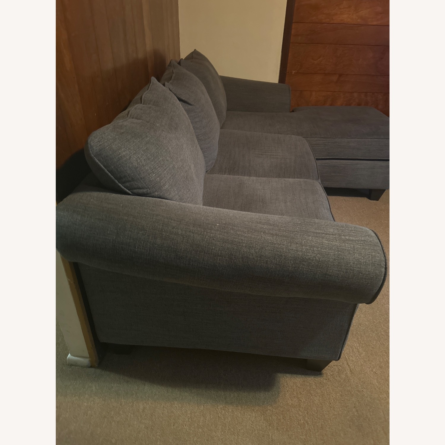 Raymour & Flanigan Chaise Sofa - image-3