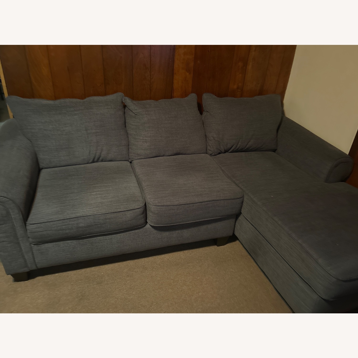 Raymour & Flanigan Chaise Sofa - image-5