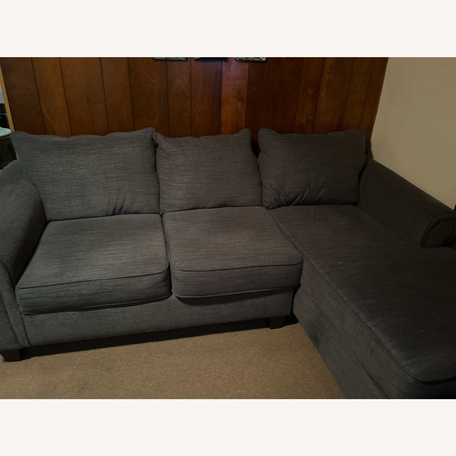 Raymour & Flanigan Chaise Sofa - image-4