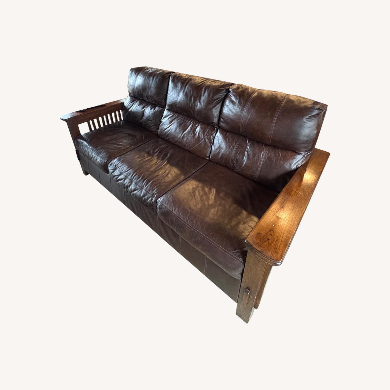 Leather Sofa  - image-0