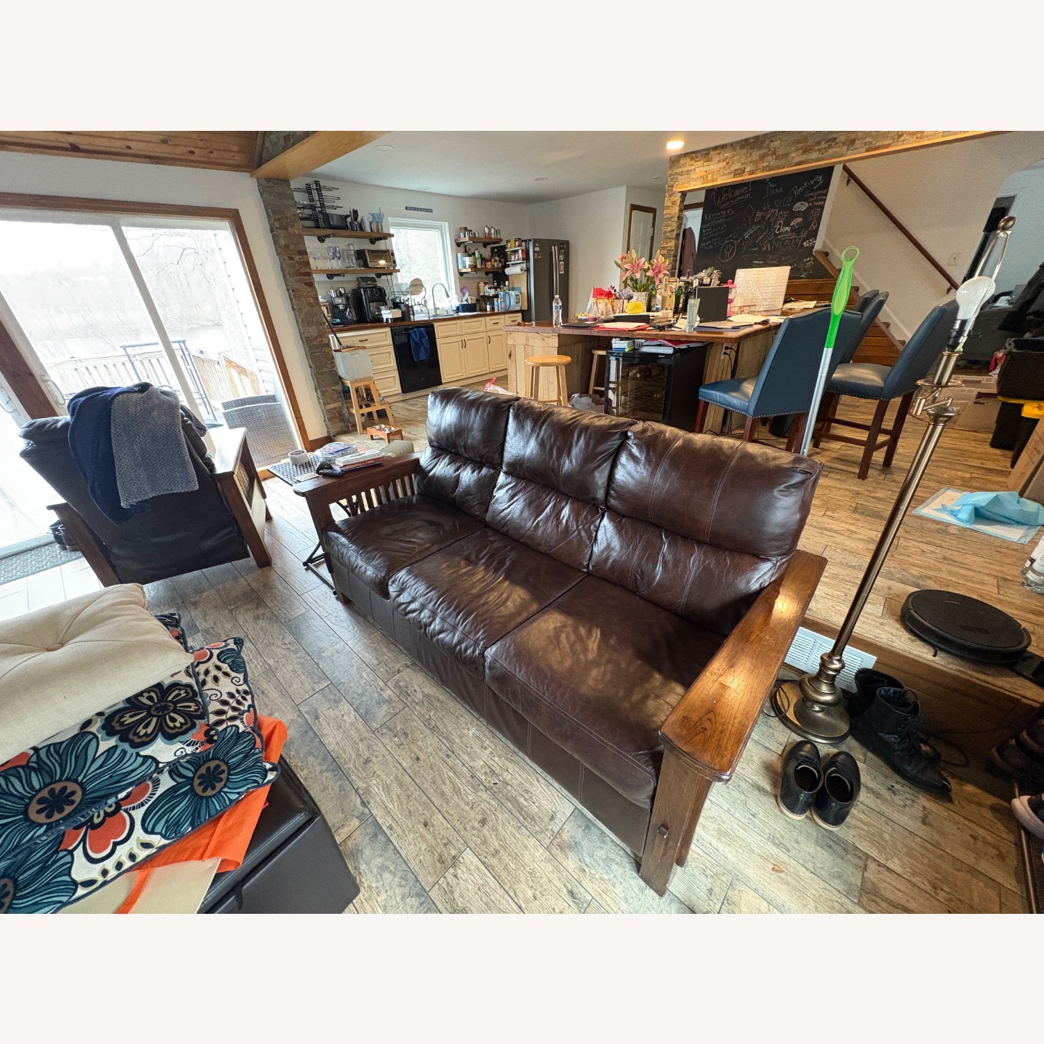 Leather Sofa  - image-1