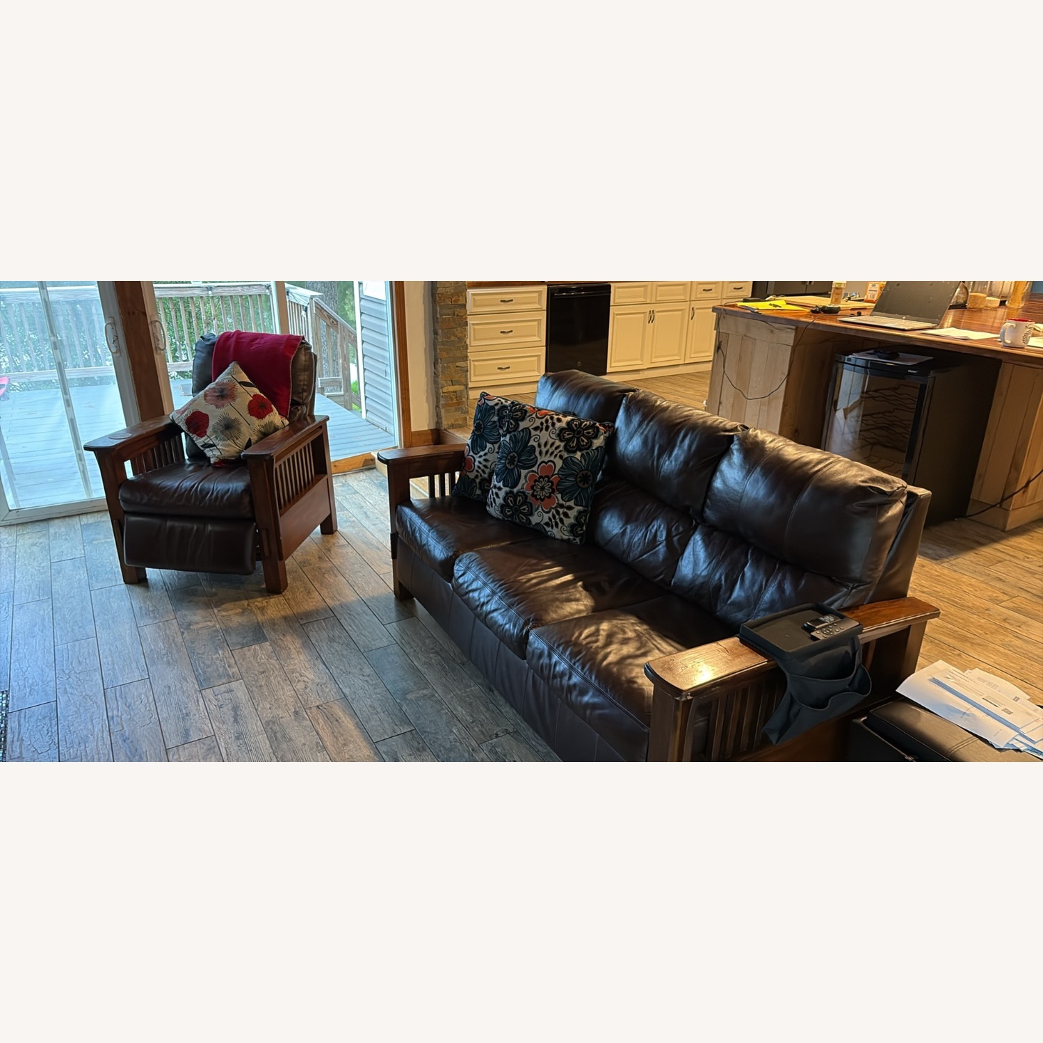 Leather Sofa  - image-2