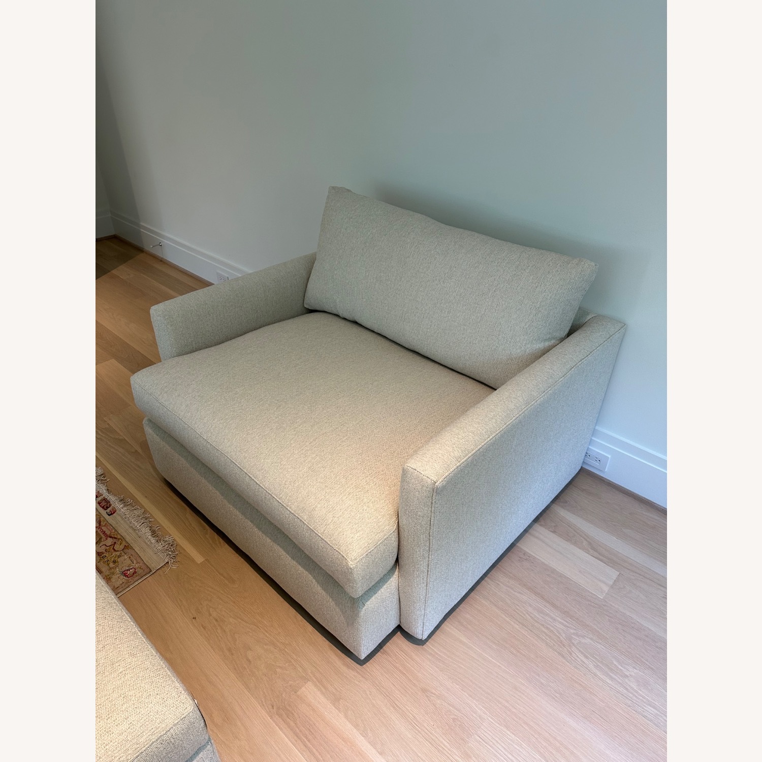Crate and Barrel Lounge Chair and a Half - image-1