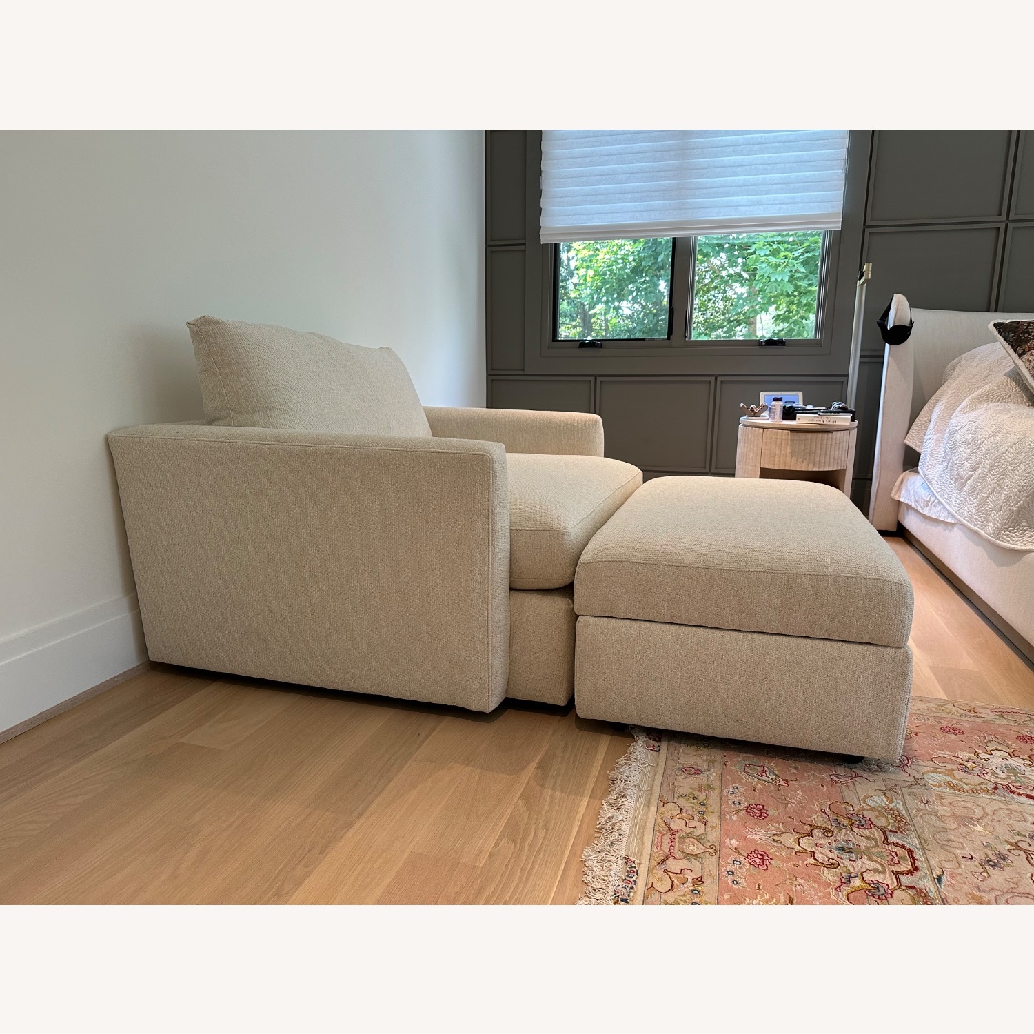 Crate and Barrel Lounge Chair and a Half - image-3