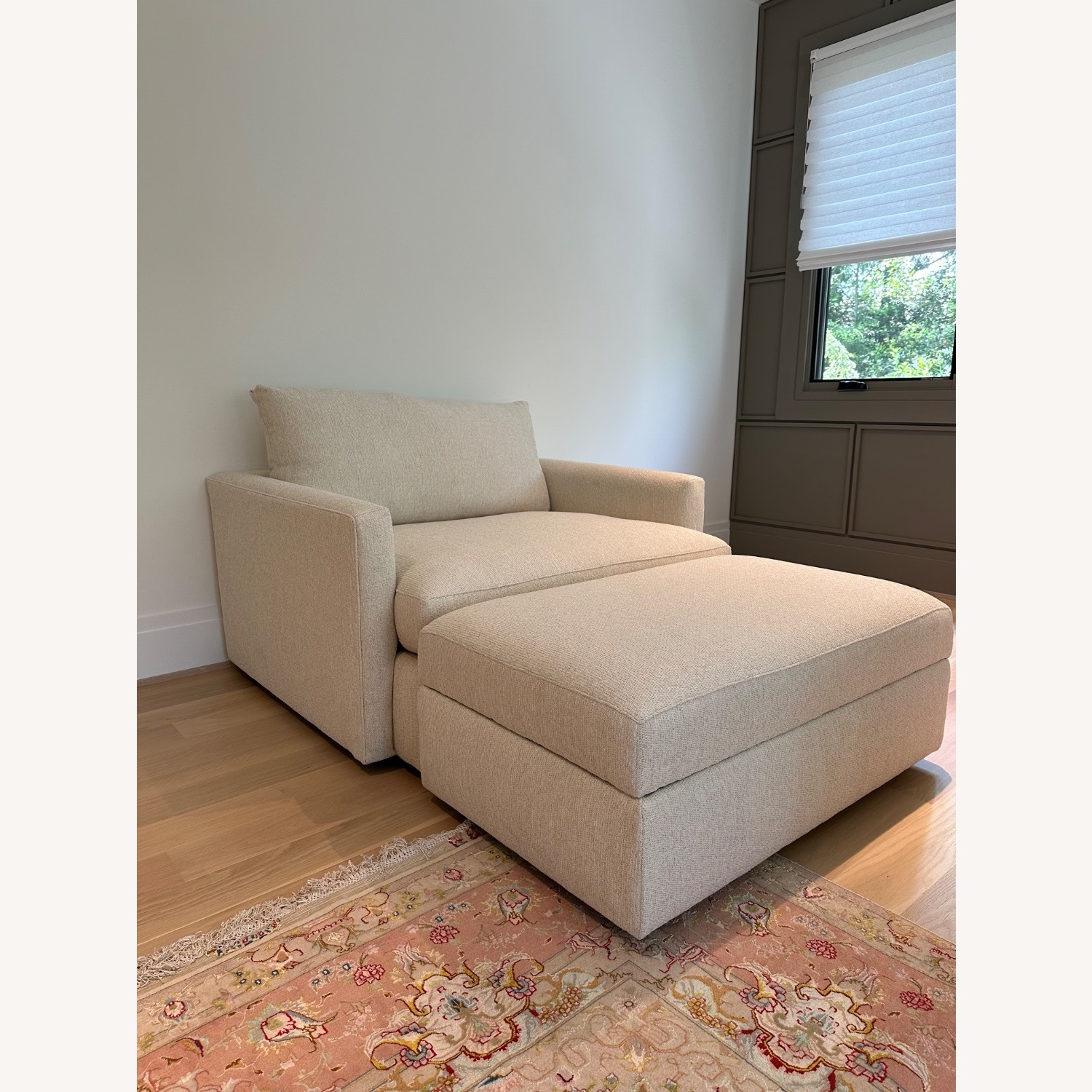 Crate and Barrel Lounge Chair and a Half - image-4