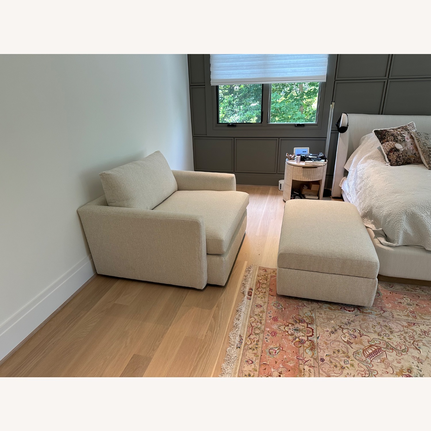 Crate and Barrel Lounge Chair and a Half - image-6