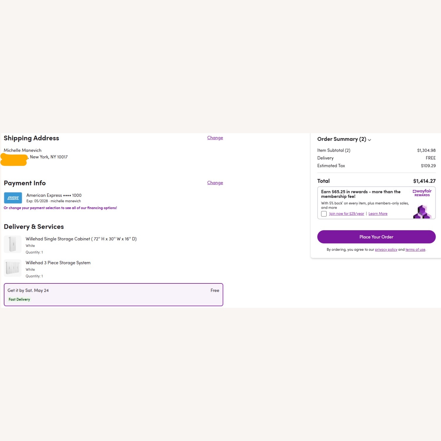 Wayfair Wall Unit - image-5