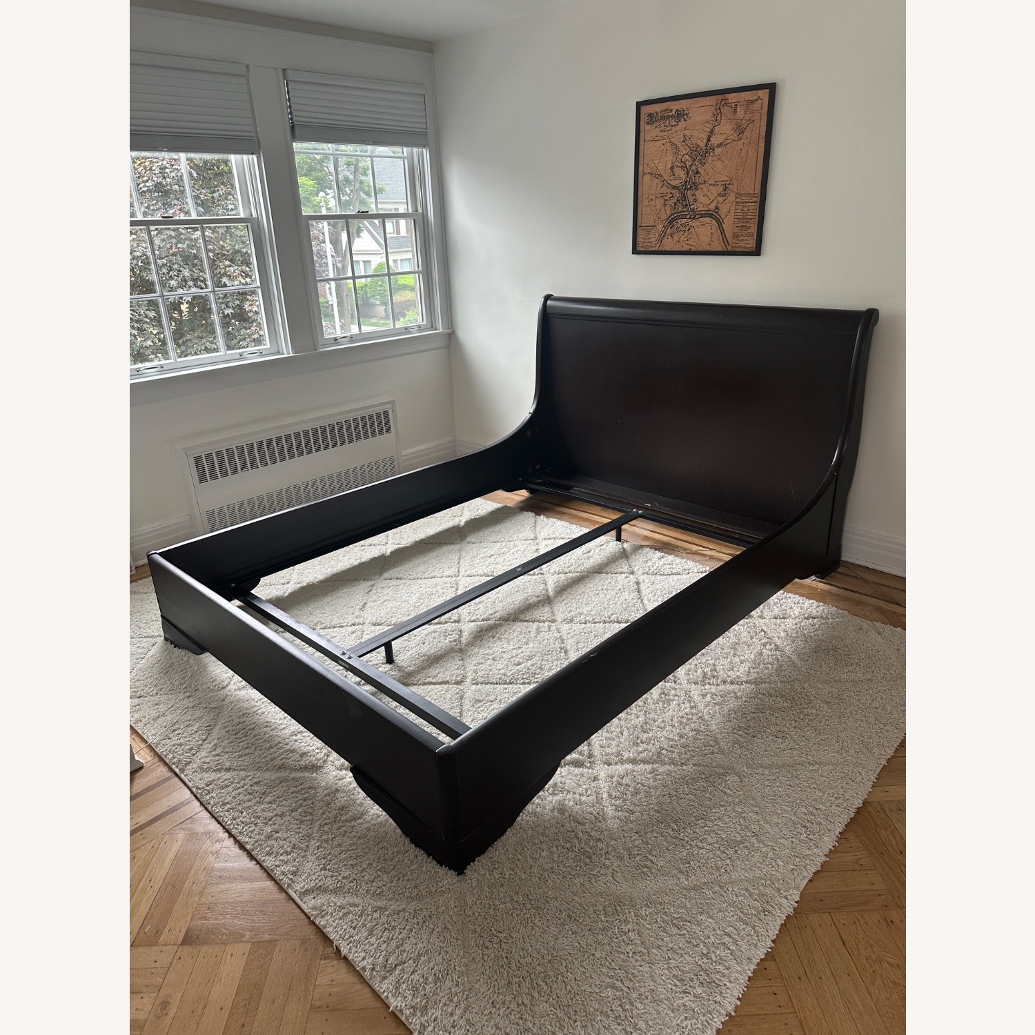 Charles P. Rogers Mahogany Sleigh Queen Bed  - image-1