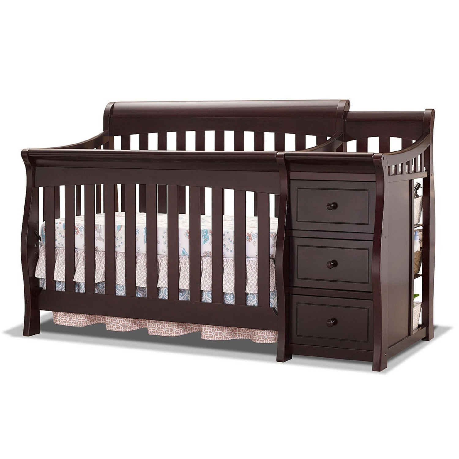 Convertible Crib with Drawers and Changing Area - image-8