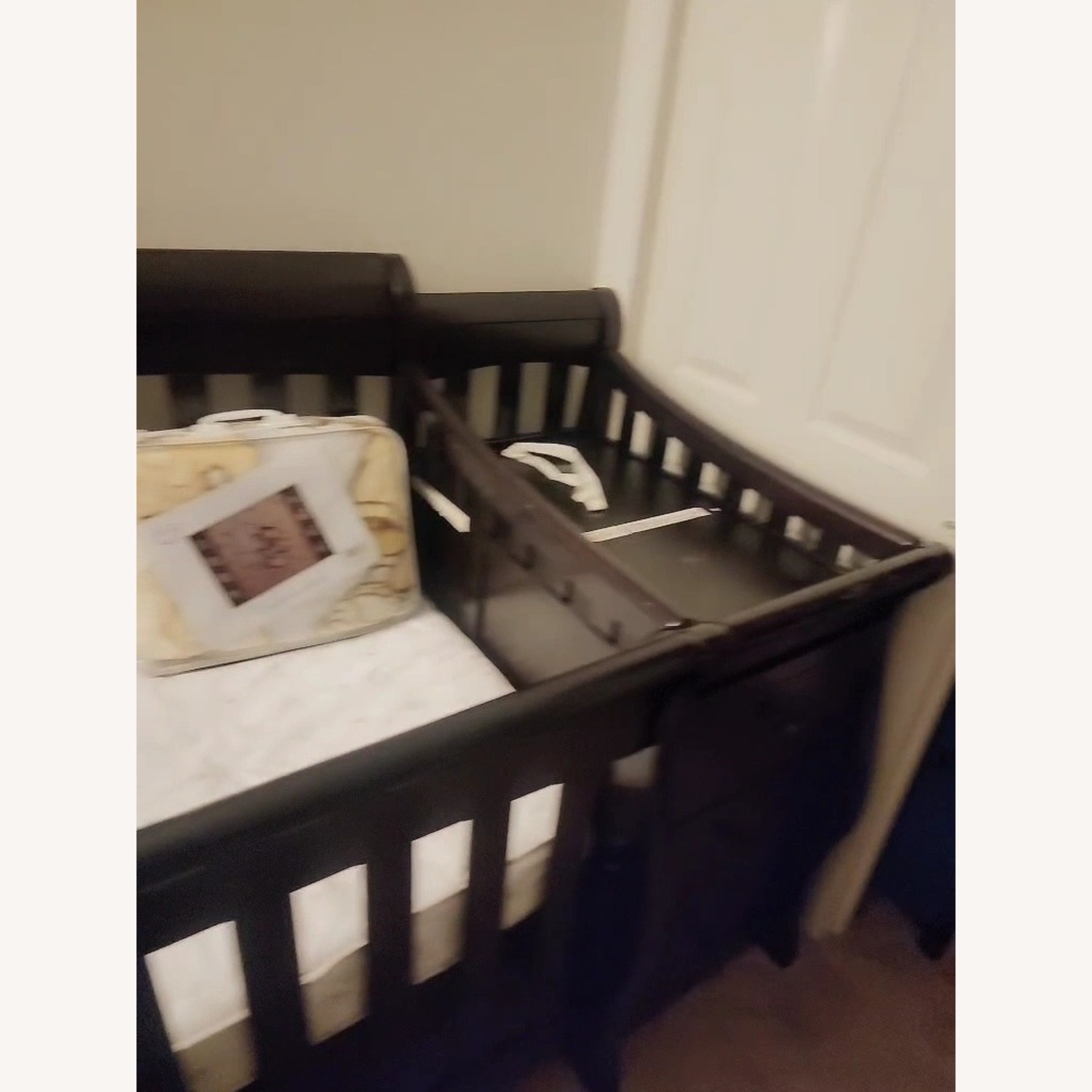 Convertible Crib with Drawers and Changing Area - image-5