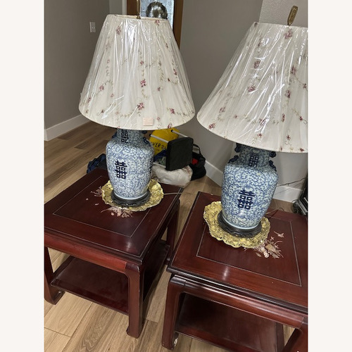 Used Oriental Corner Lamp  for sale on AptDeco