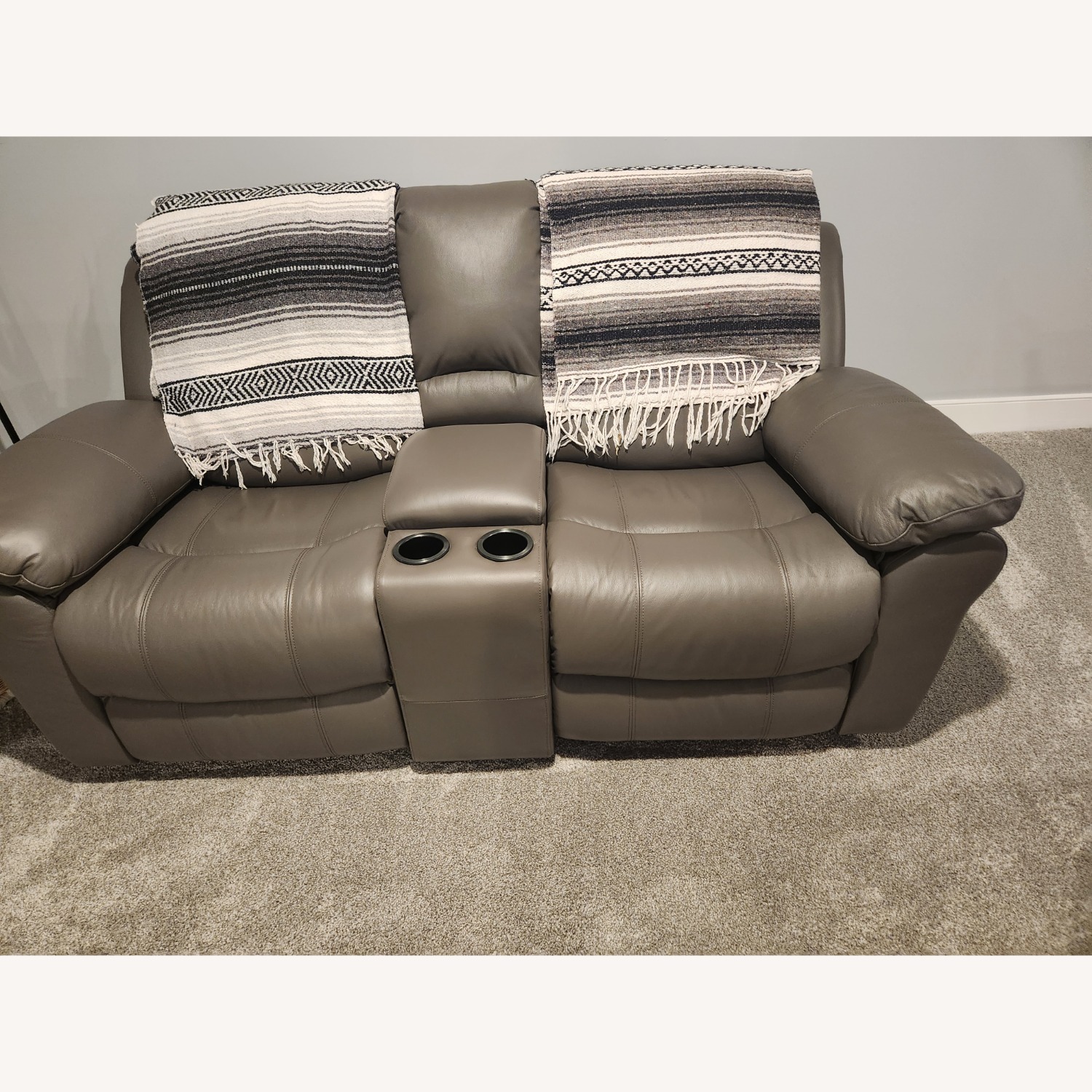 Bowie Two Seat Leather Recliner  - image-2