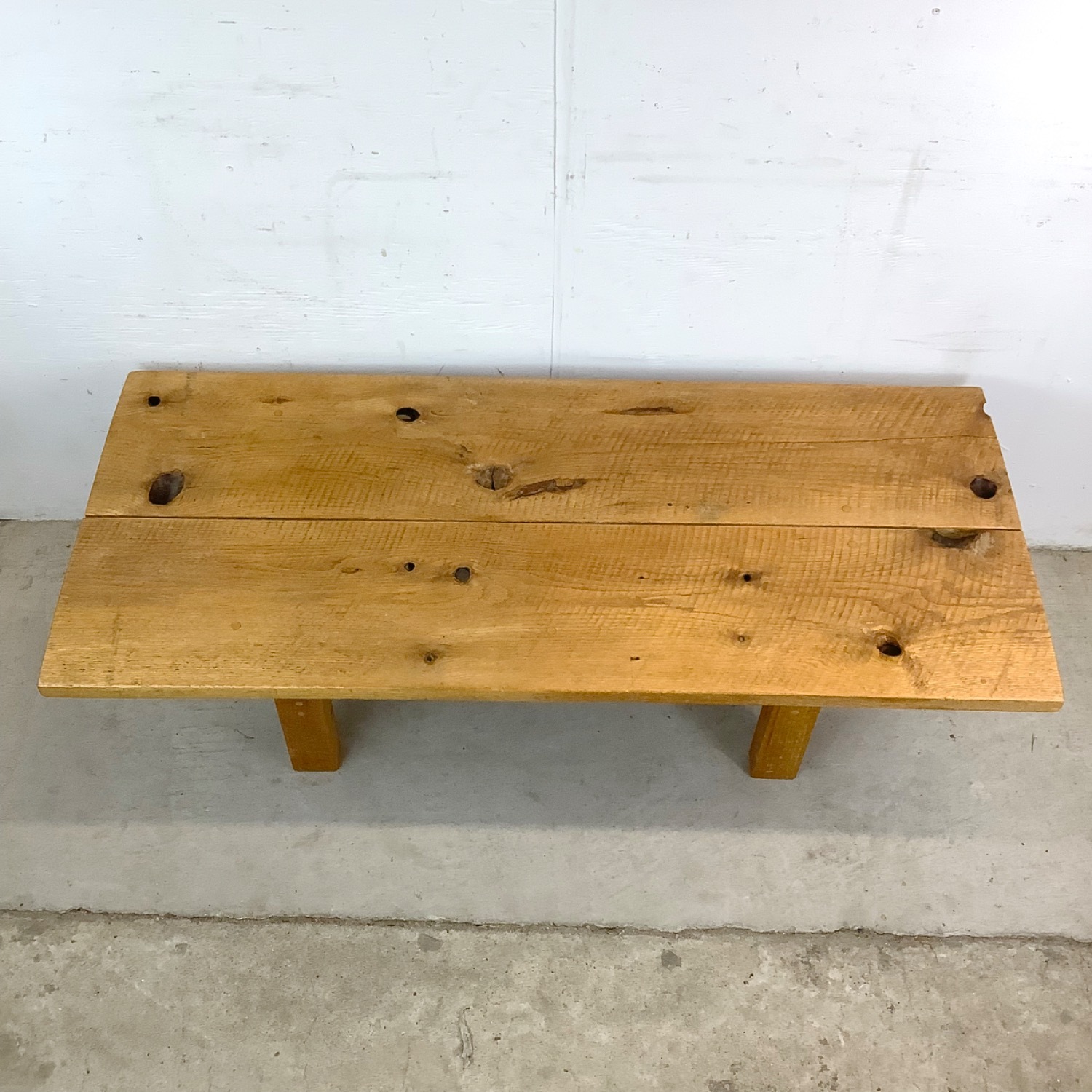 Rustic Modern Plank Coffee Table - image-2