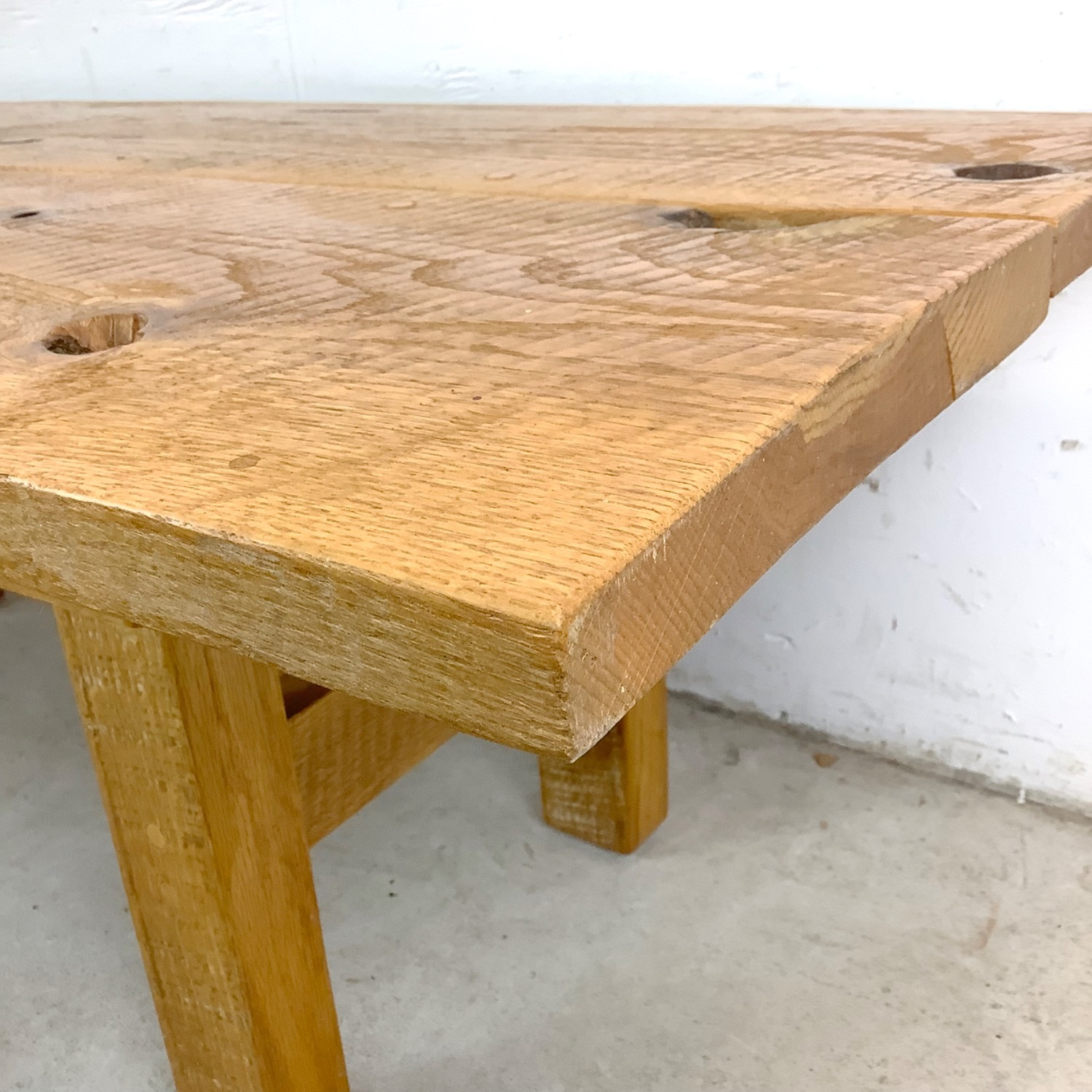 Rustic Modern Plank Coffee Table - image-10