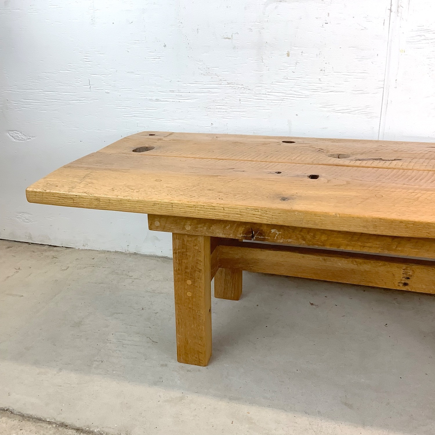 Rustic Modern Plank Coffee Table - image-14
