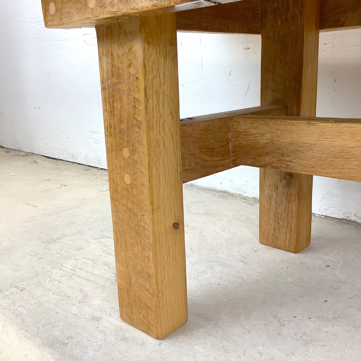 Rustic Modern Plank Coffee Table - image-8