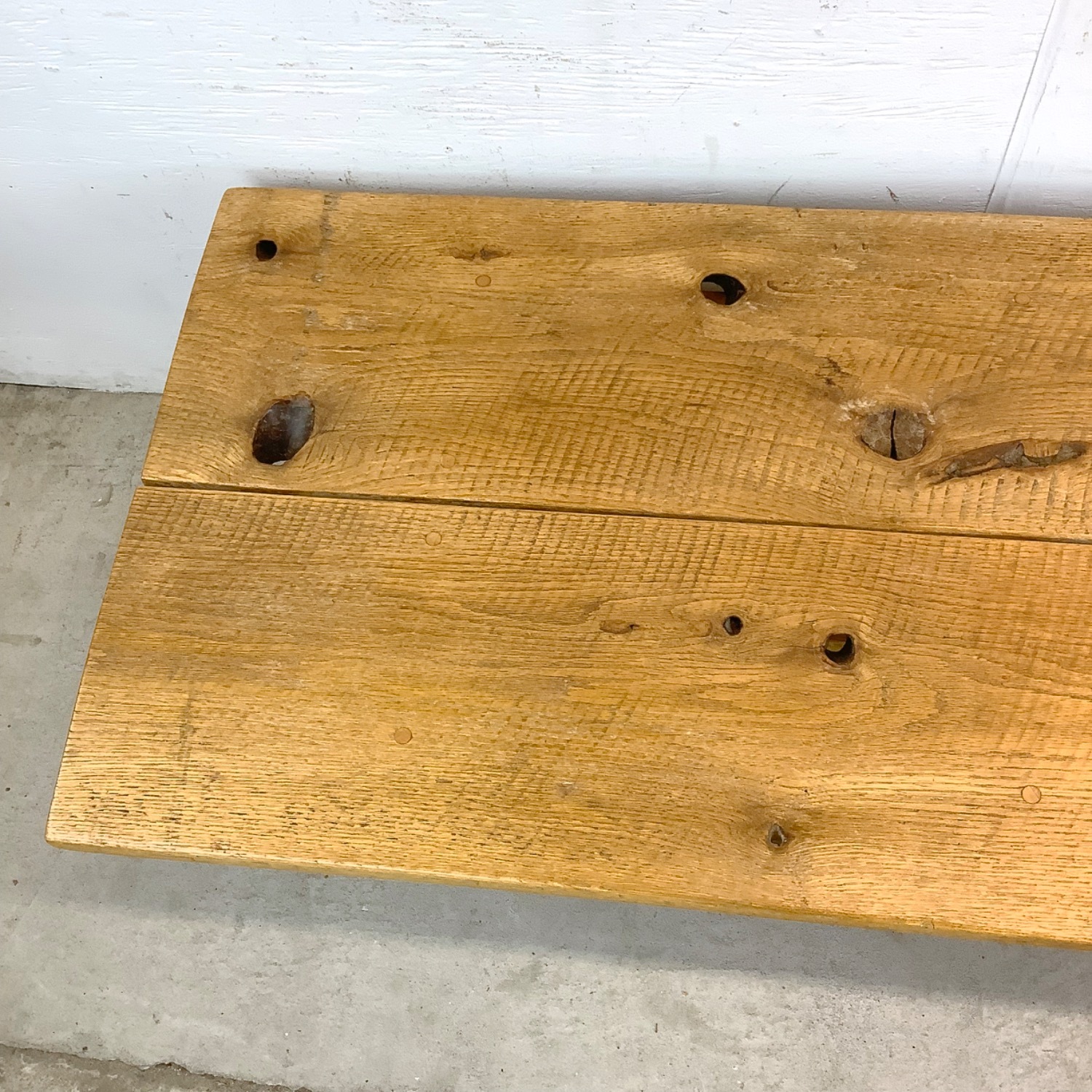 Rustic Modern Plank Coffee Table - image-7