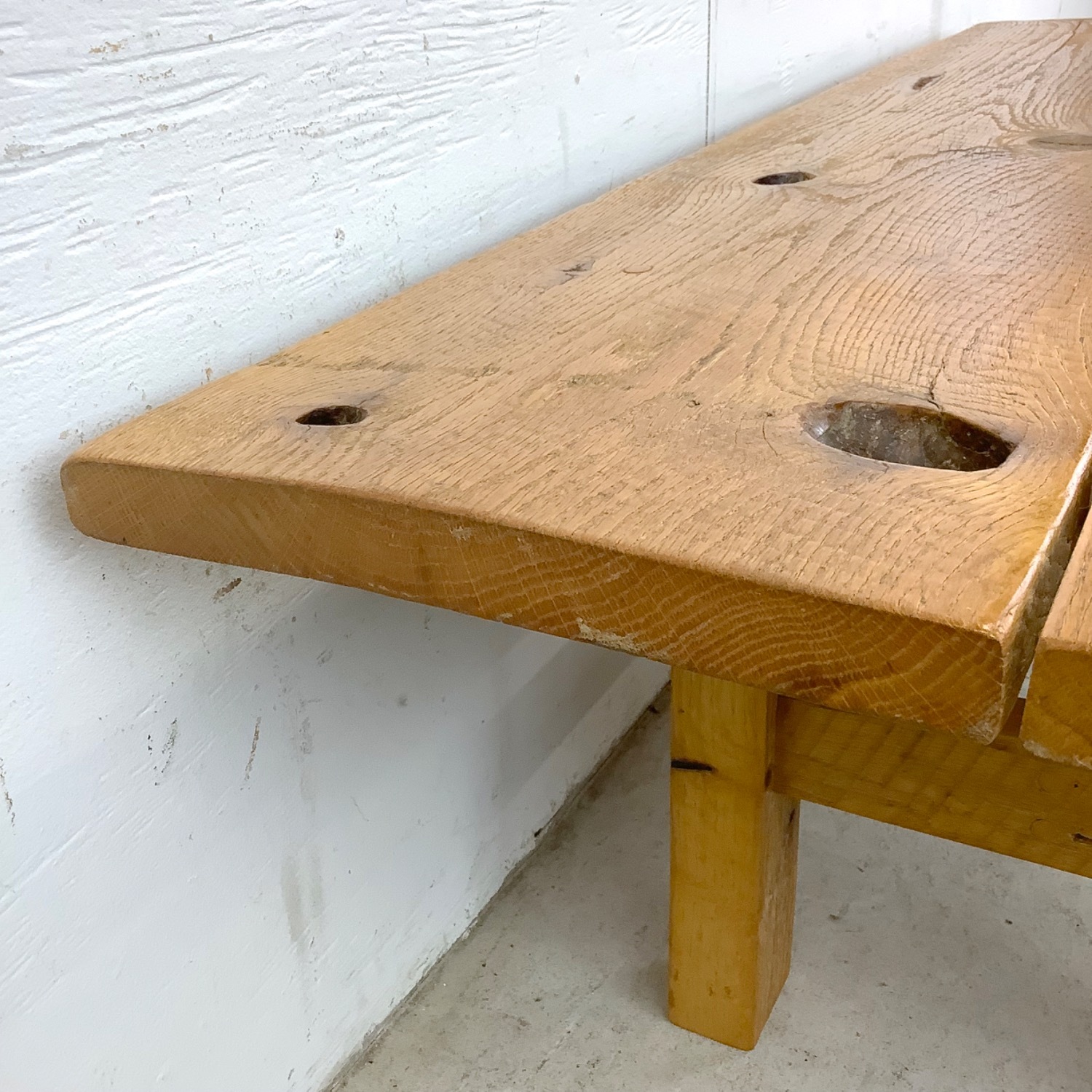 Rustic Modern Plank Coffee Table - image-16
