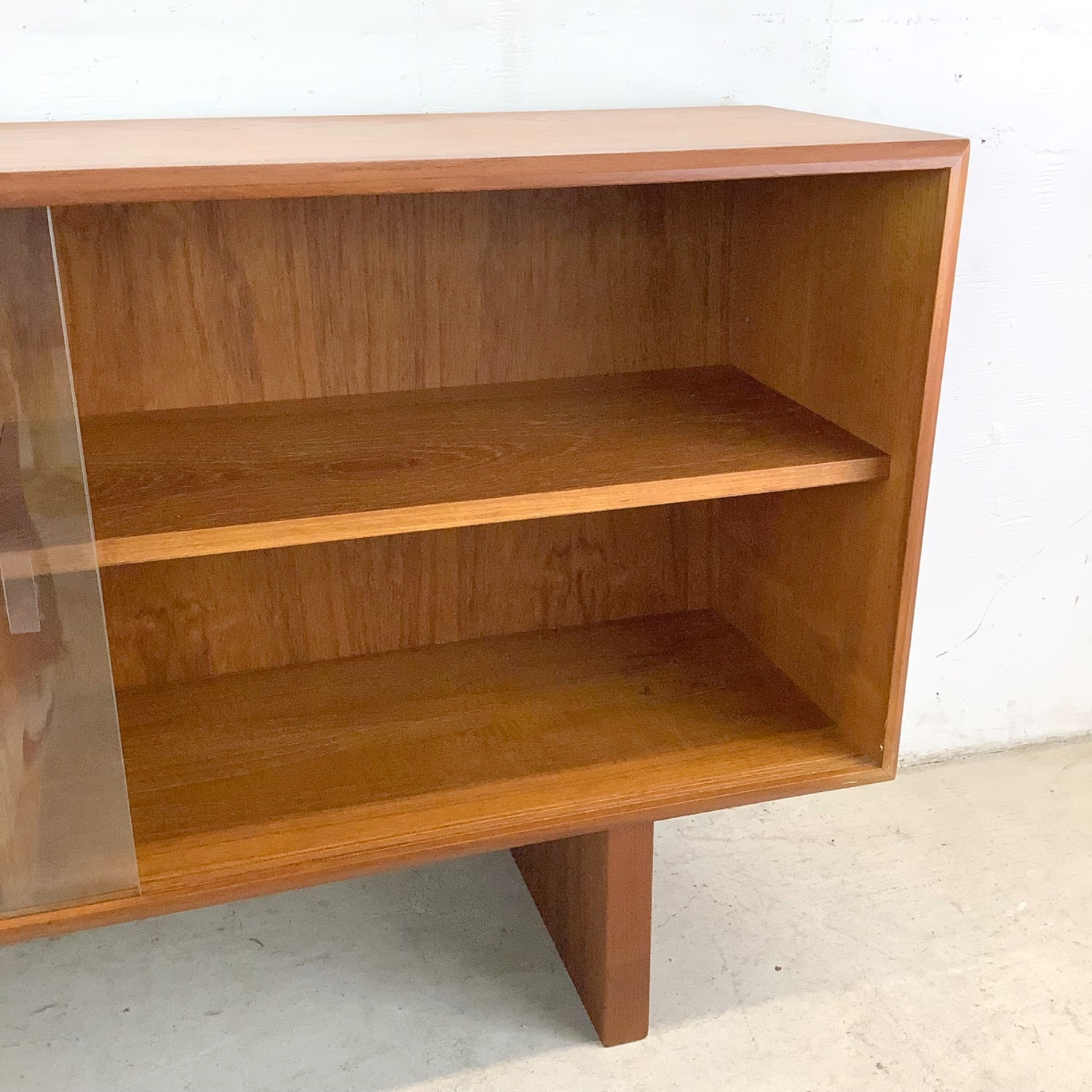 Scandinavian Modern Teak Console Shelf - image-2